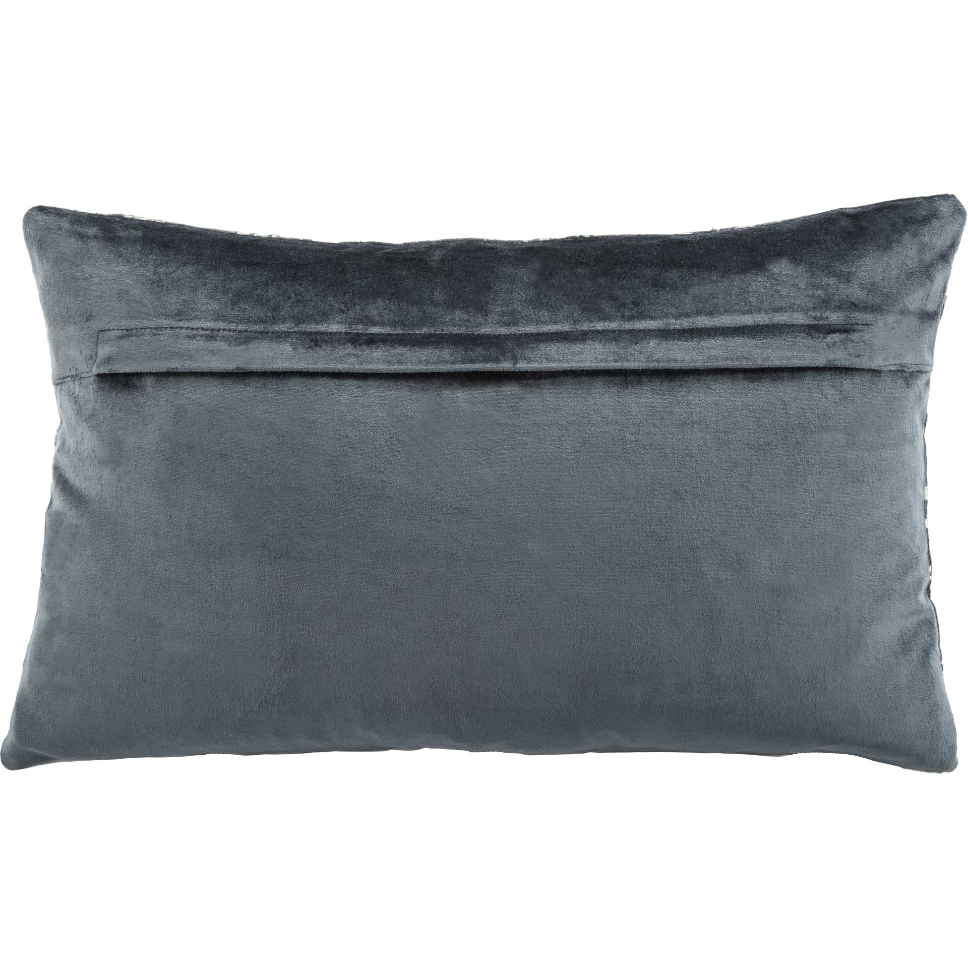 Edge Metallic Pillow Midnight Blue/Silver - Image 4