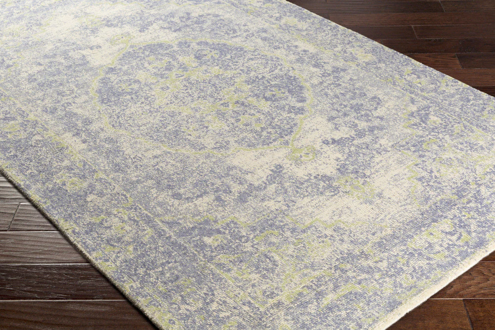 Edith Cream/Denim/Lime Area Rug - Image 2