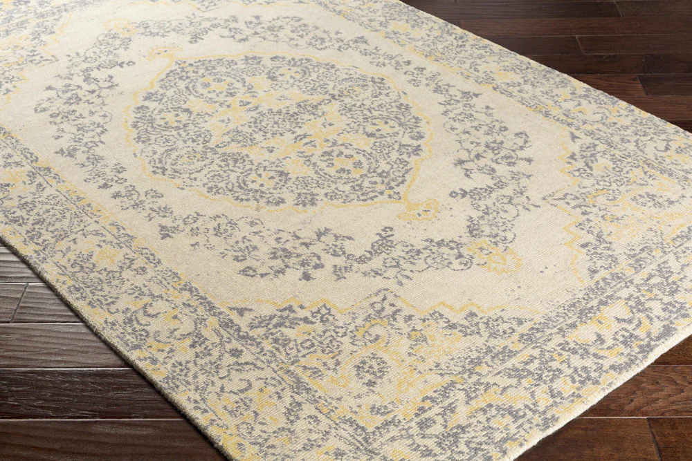 Edith Cream/Khaki/Denim Area Rug - Image 2