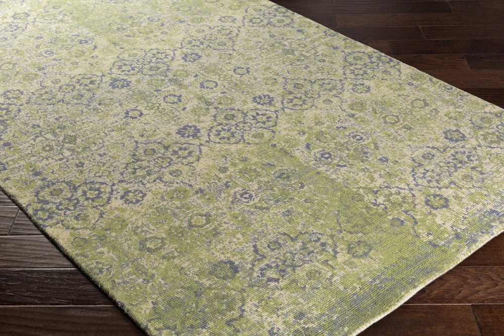 Edith Cream/Lime/Denim Area Rug - Image 2
