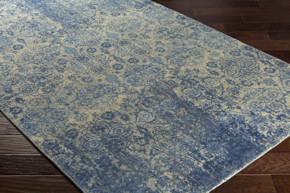 Edith Cream/Medium Gray/Pale Blue Area Rug - Image 2