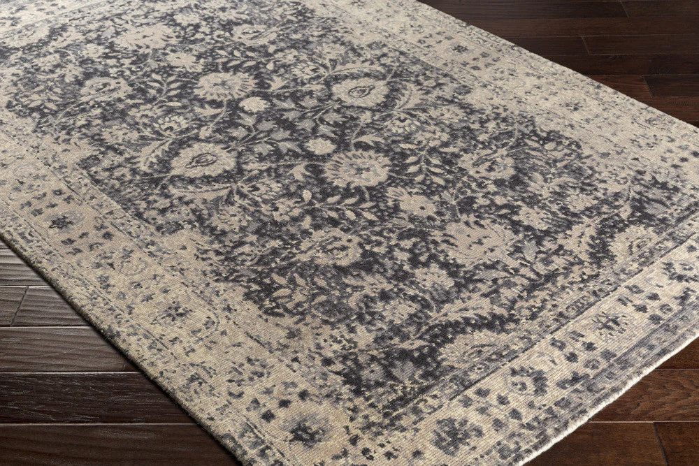 Edith Cream/Taupe/Charcoal Area Rug - Image 2