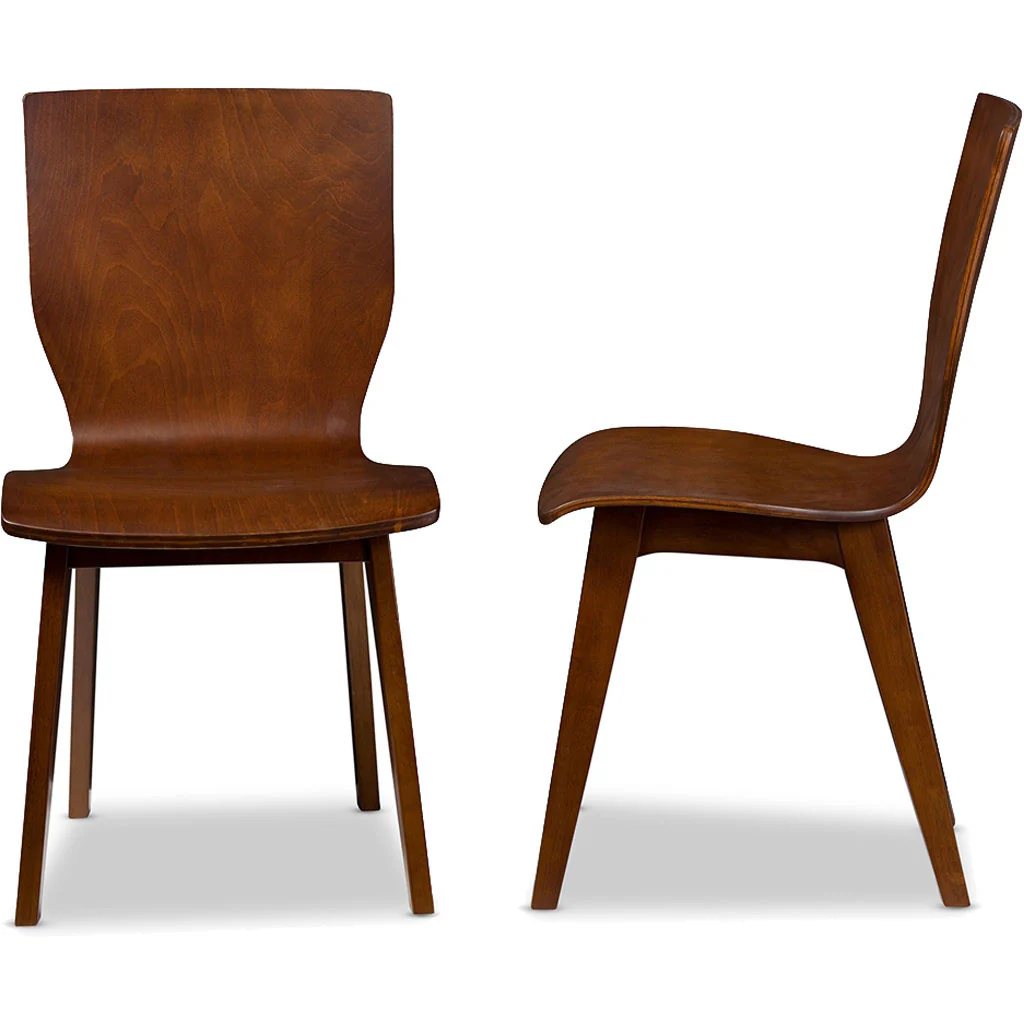 Edward Chair Walnut (Set of 2) - Image 2