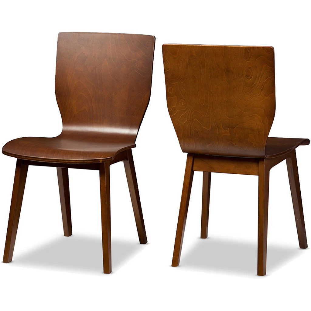 Edward Chair Walnut (Set of 2) - Image 4