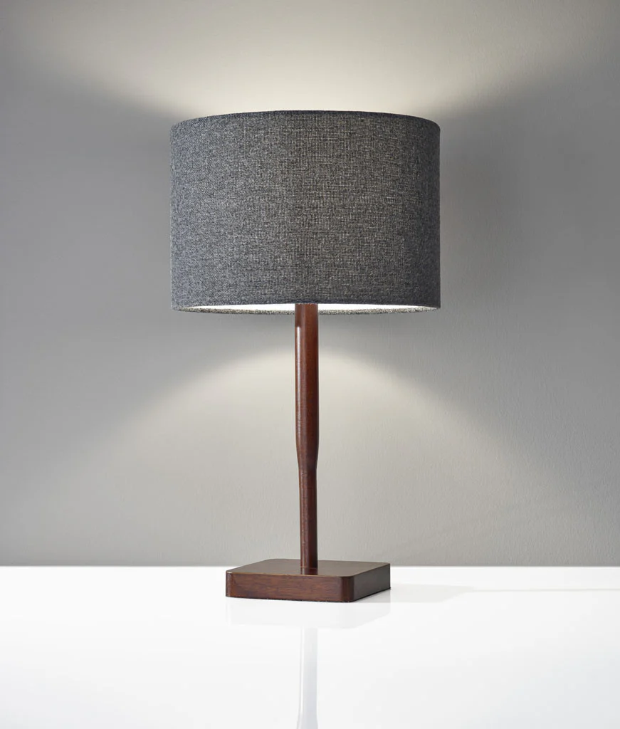 Elden Table Lamp Walnut - Image 2