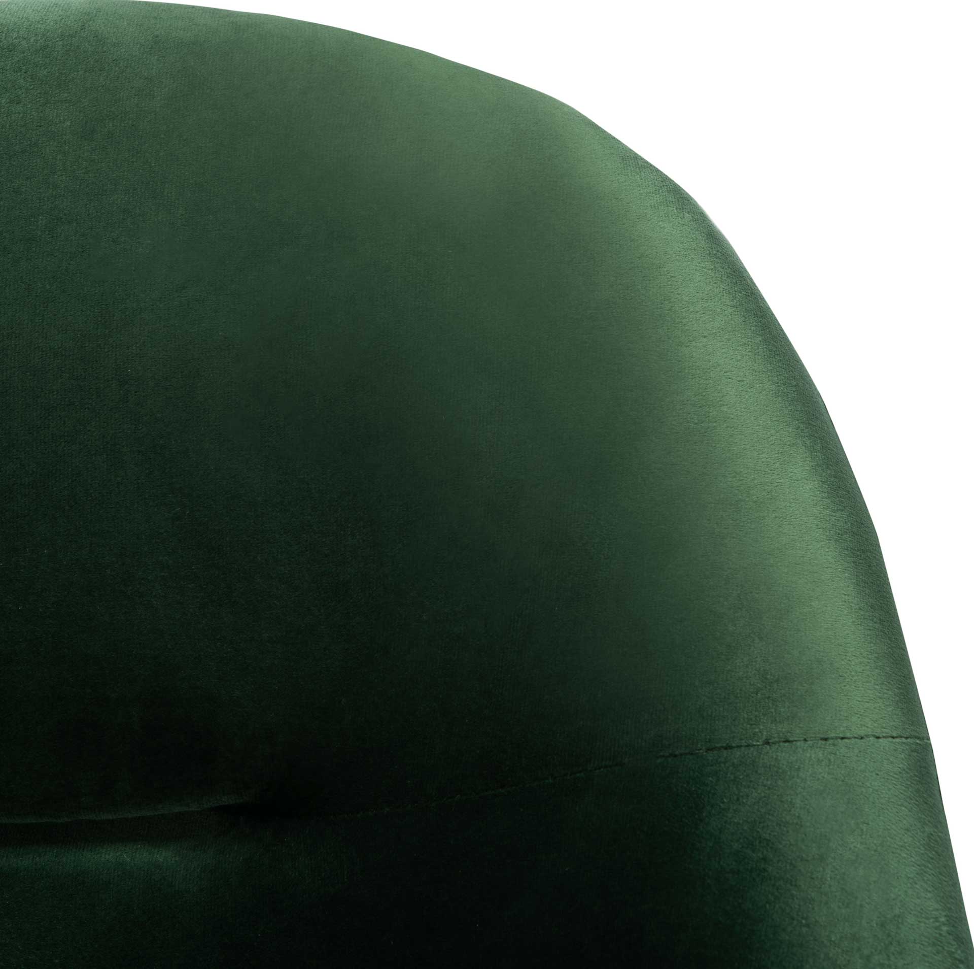 Eldon Velvet Accent Chair Malachite Green/Gold - Image 5