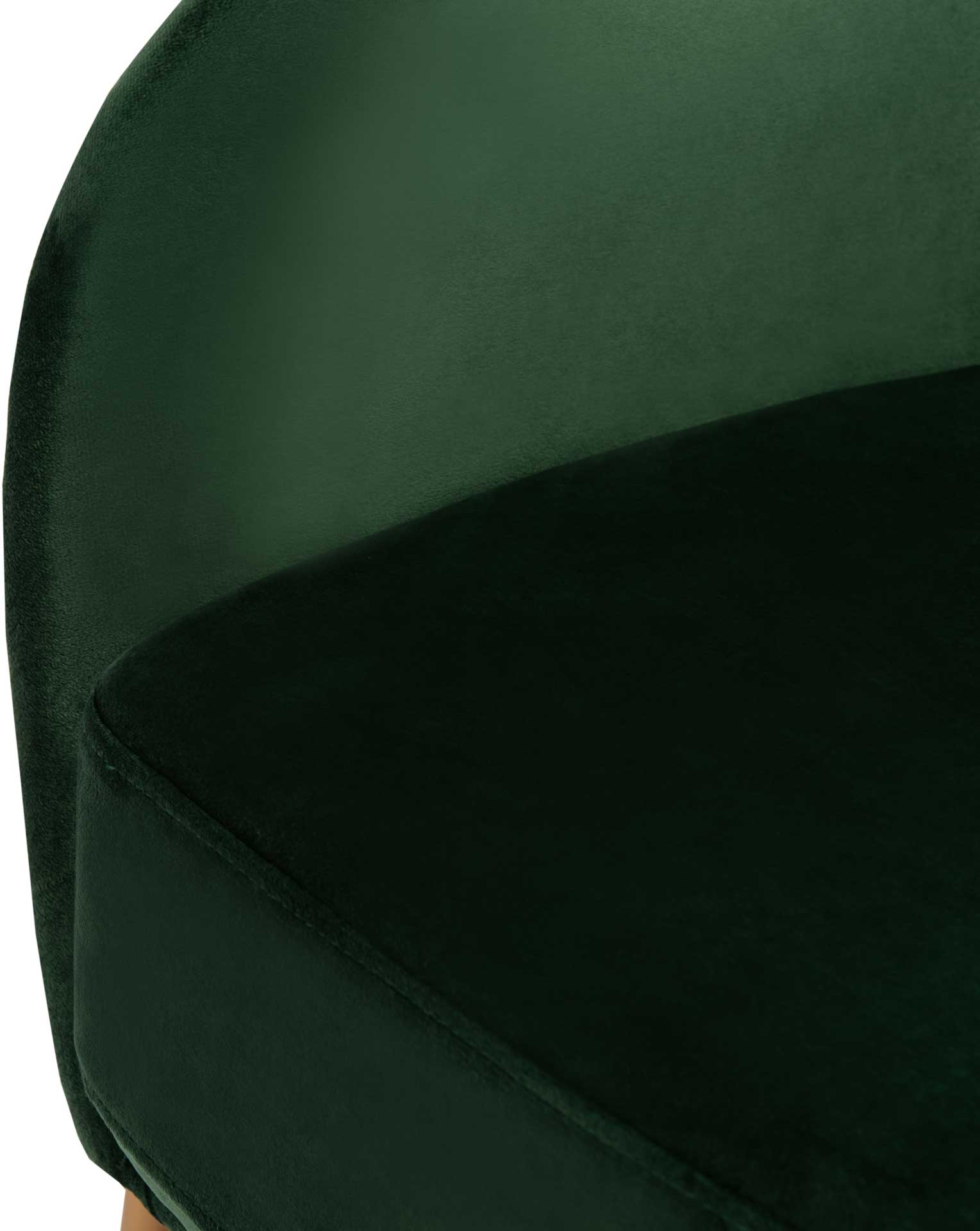 Eldon Velvet Accent Chair Malachite Green/Gold - Image 6