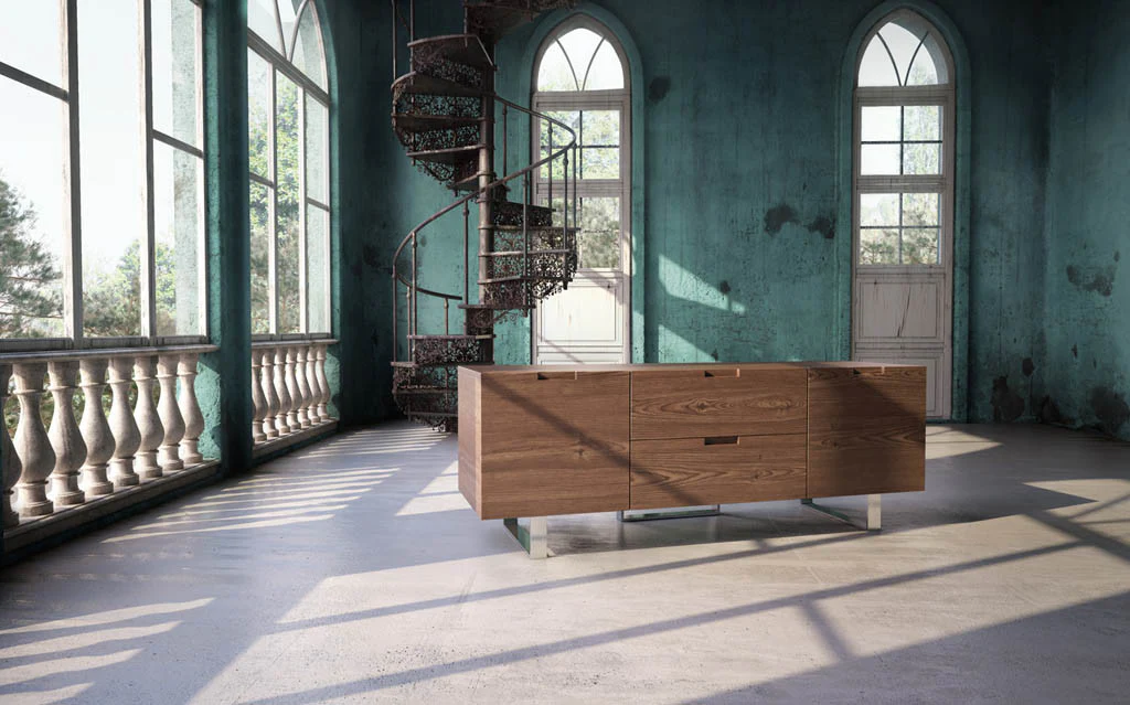 Eldridge Media Cabinet Walnut - Image 3