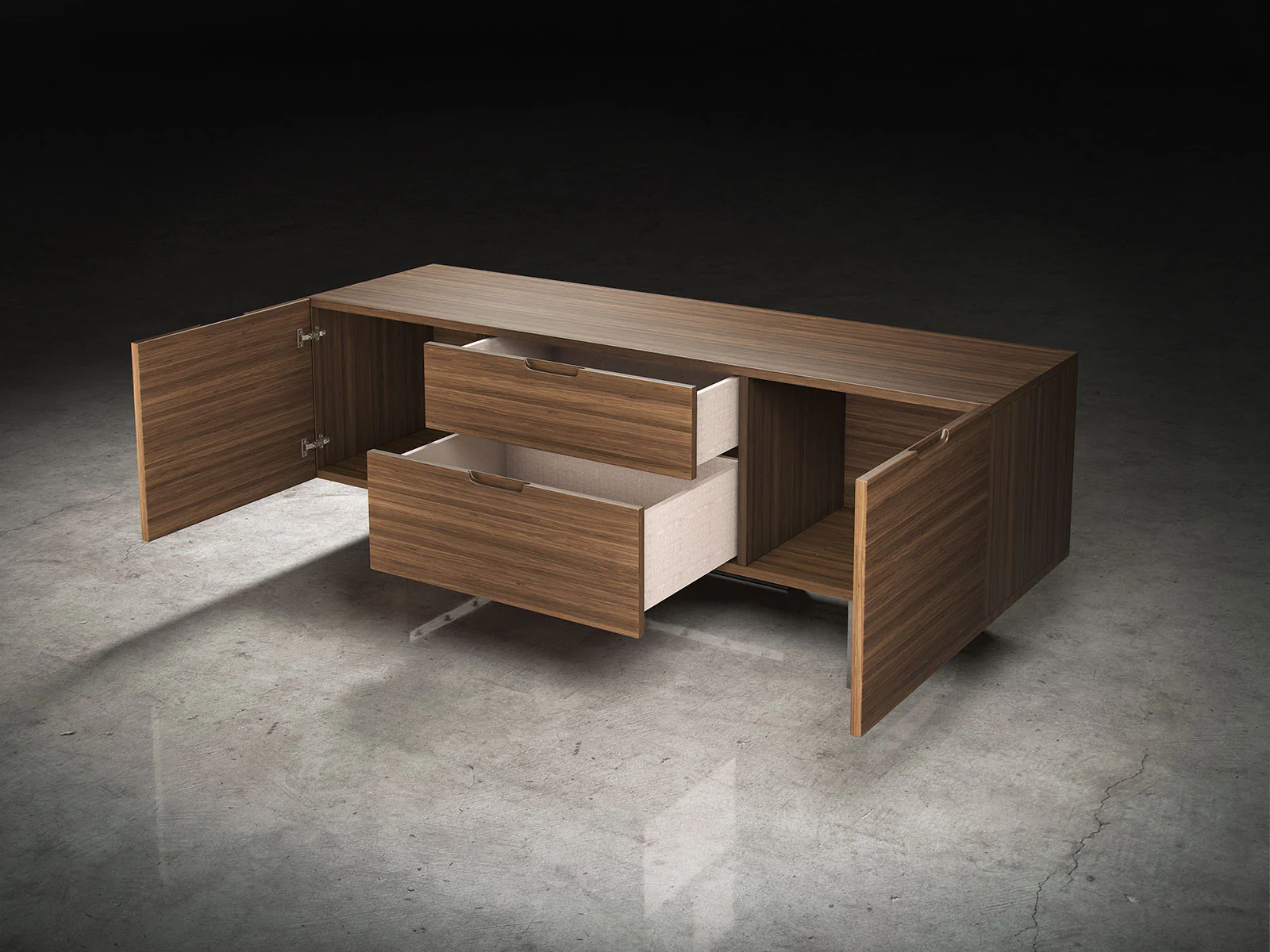 Eldridge Media Cabinet Walnut - Image 5