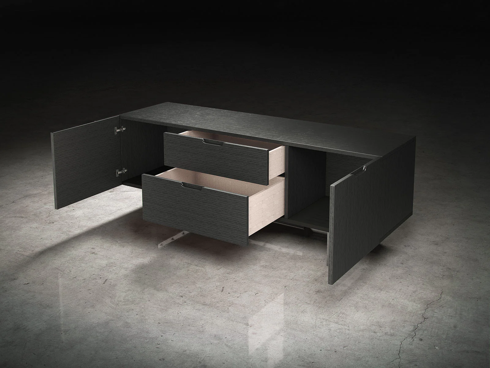 Eldridge Media Cabinet Wenge - Image 5