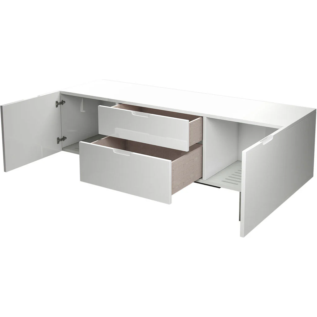 Eldridge Media Cabinet White - Image 2
