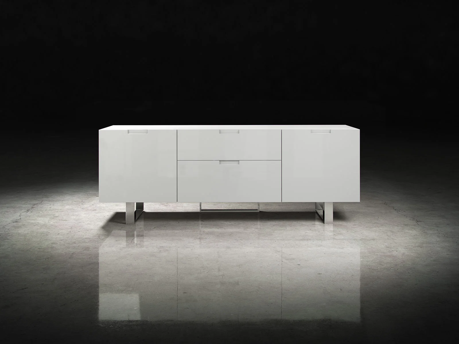 Eldridge Media Cabinet White - Image 4