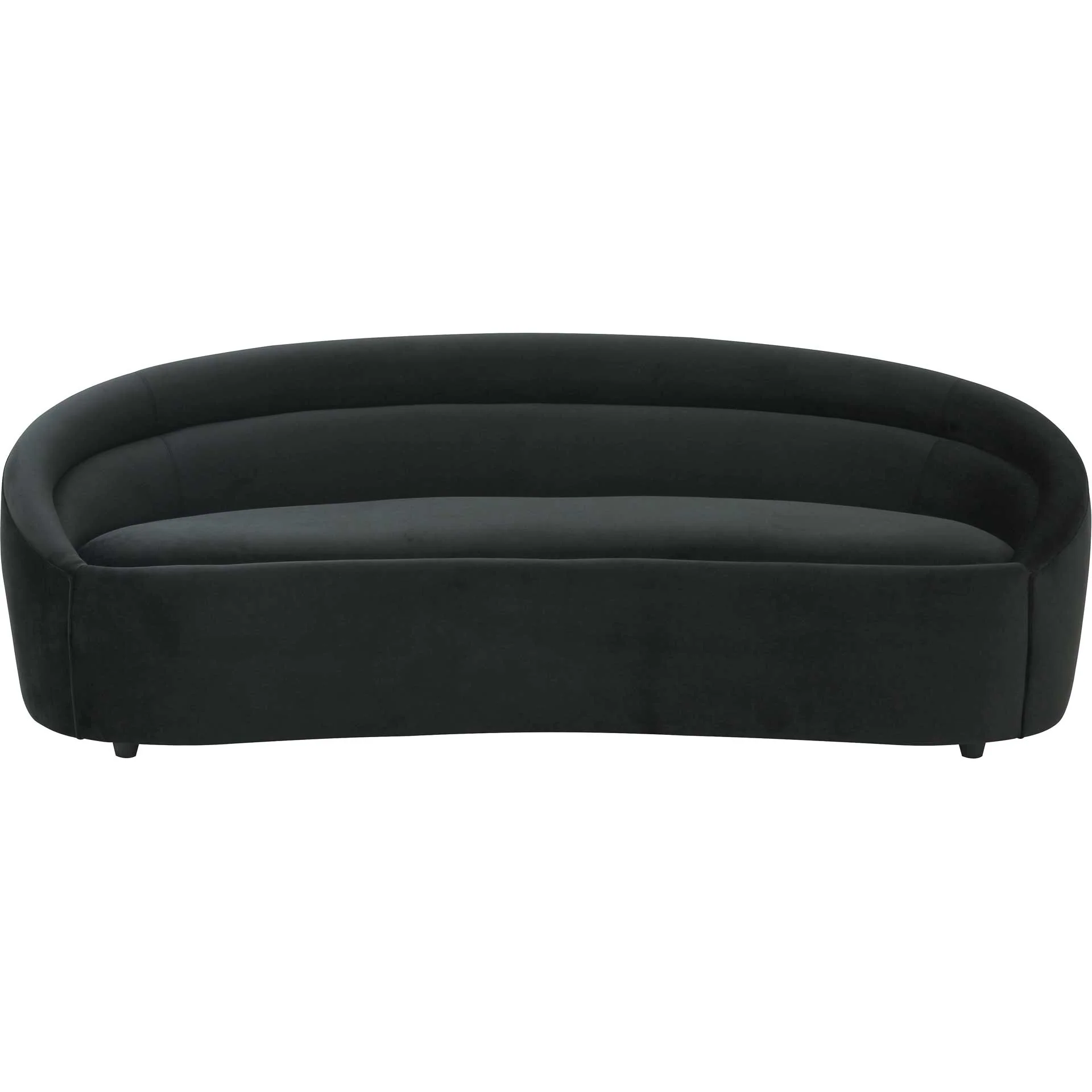 Eleanor Velvet Sofa Black - Image 2