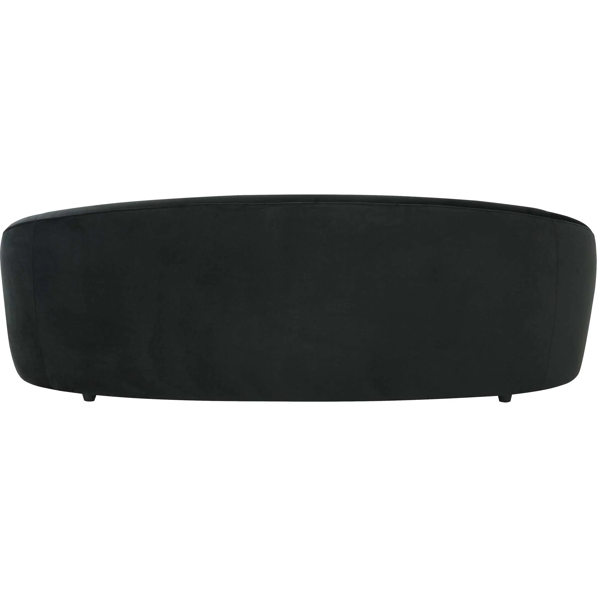 Eleanor Velvet Sofa Black - Image 3