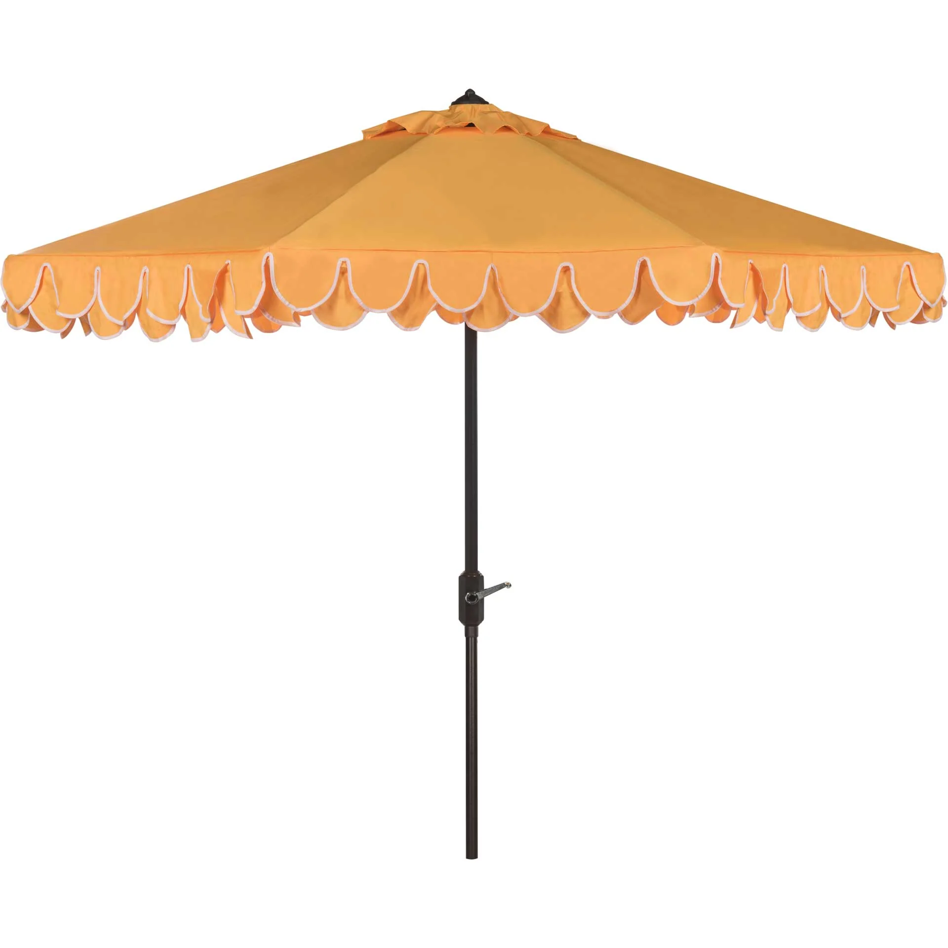 Electra Uv Resistant Auto Tilt Umbrella Yellow/White - Image 2