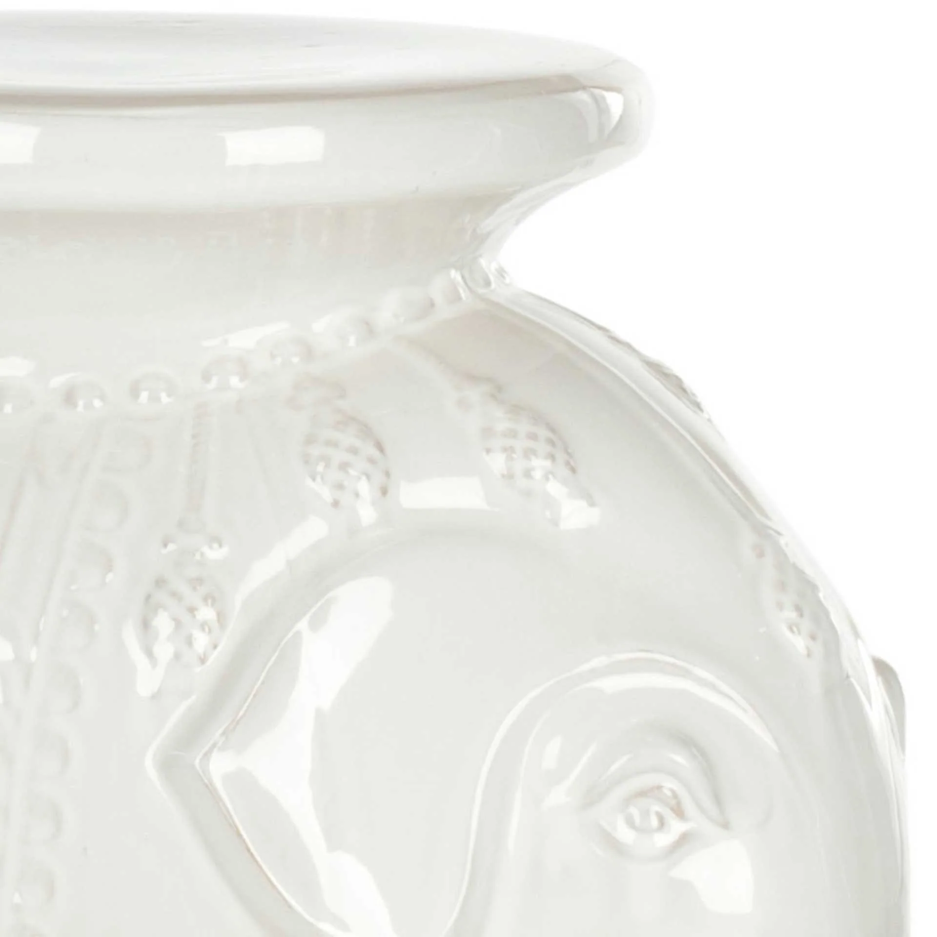Elephant Garden Stool White - Image 3