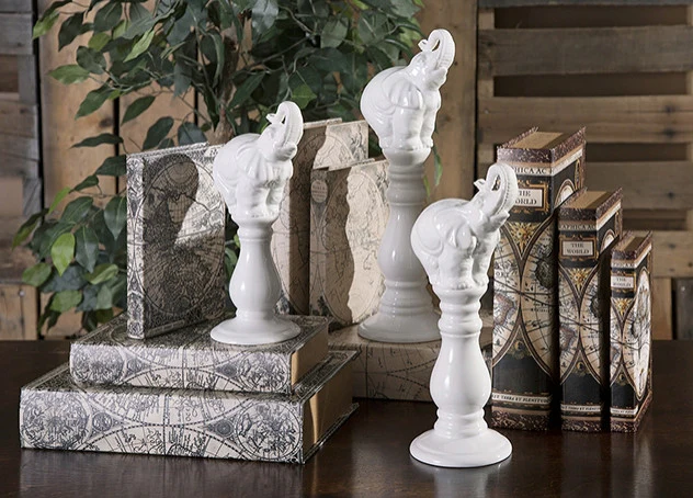 Elephant Trio Statuaries (Set of 3) - Image 2