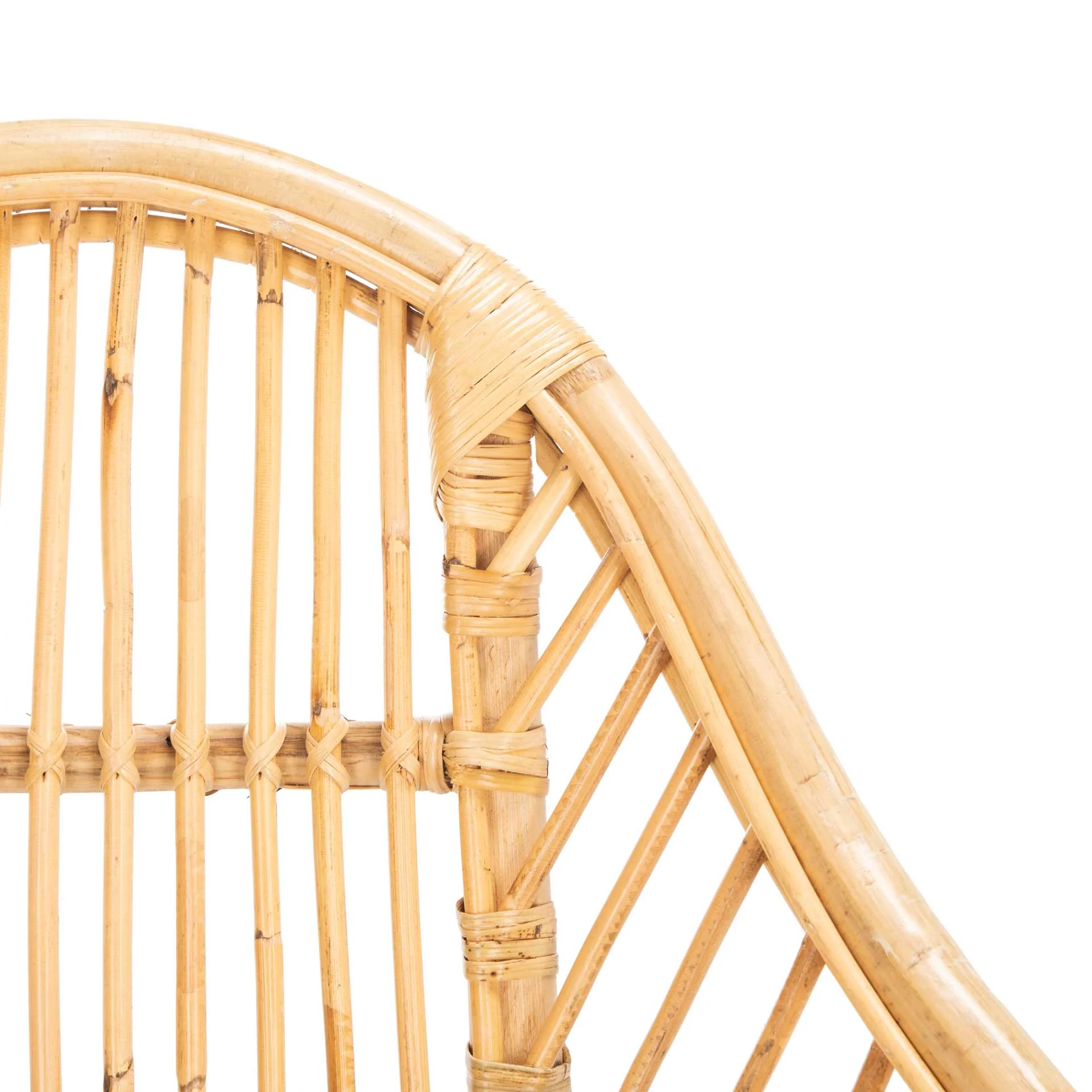 Elettra Rattan Accent Chair Natural/Black - Image 5