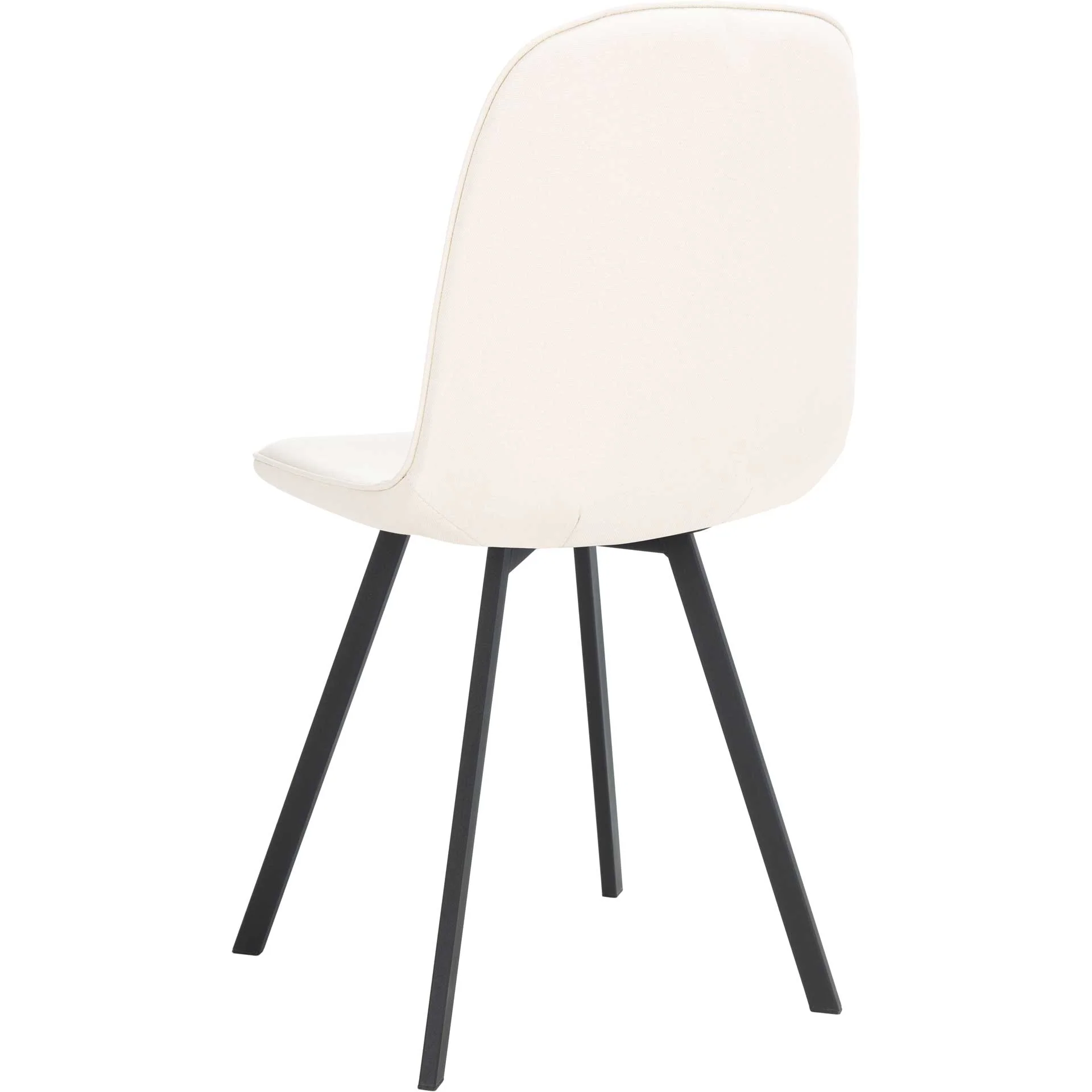 Eli Dining Chair Beige/Black (Set of 2) - Image 5