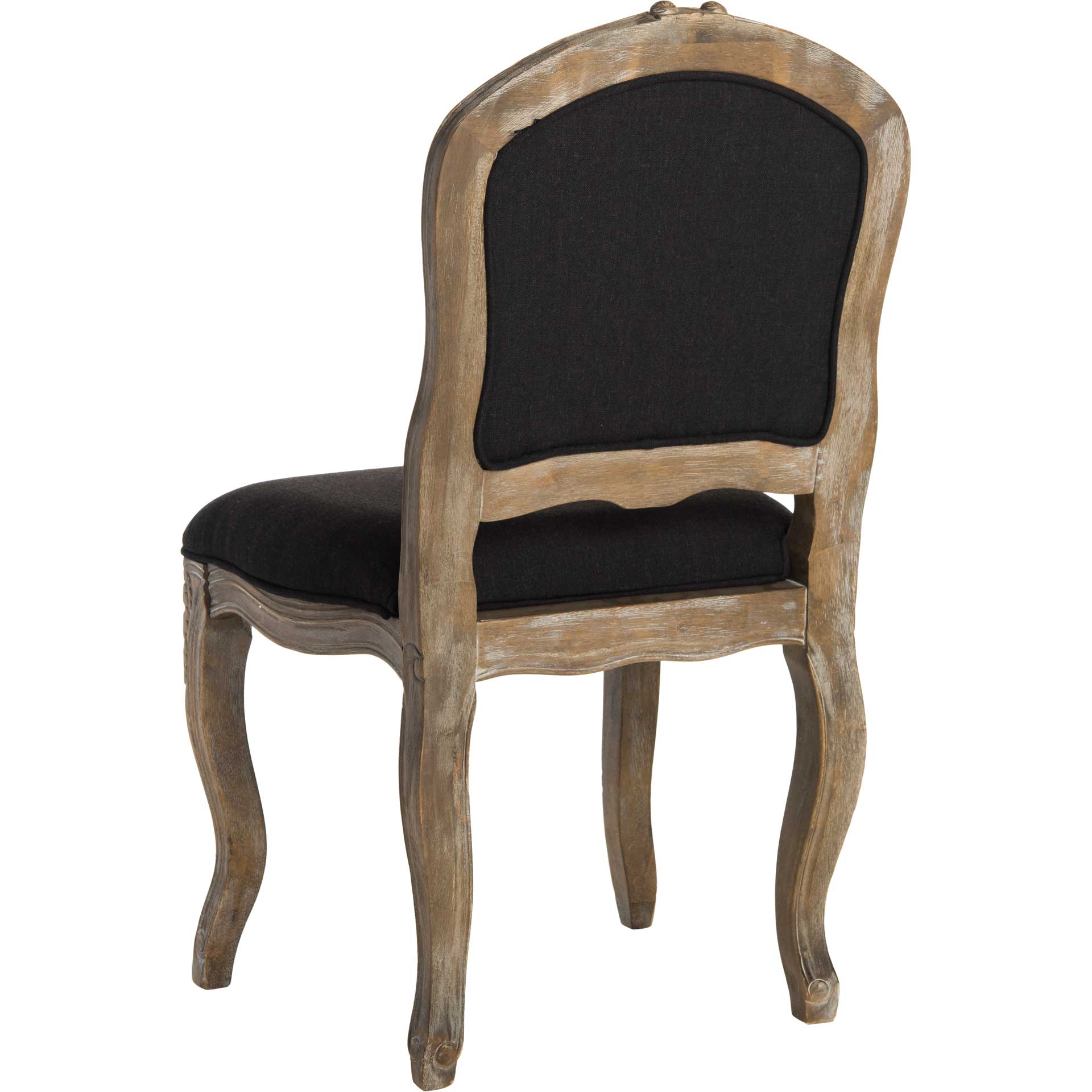Eliezer Dining Chair Black/Rustic Oak (Set of 2) - Image 5