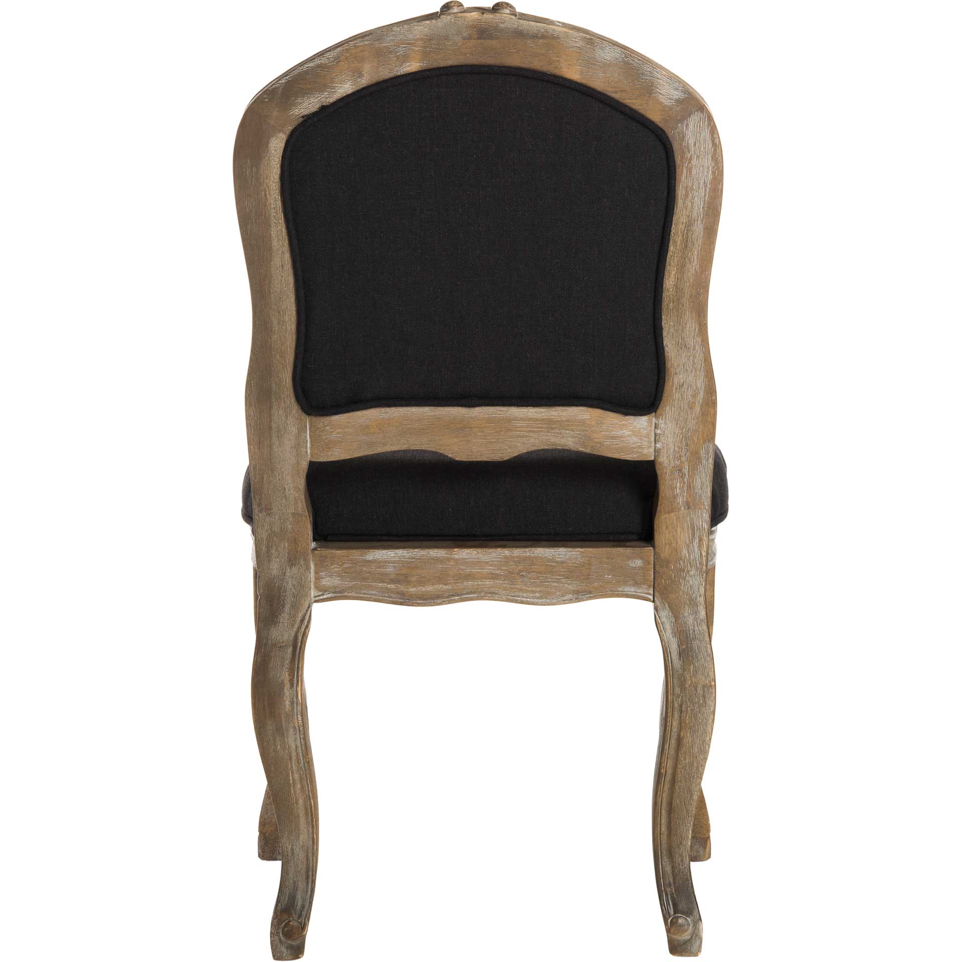 Eliezer Dining Chair Black/Rustic Oak (Set of 2) - Image 6
