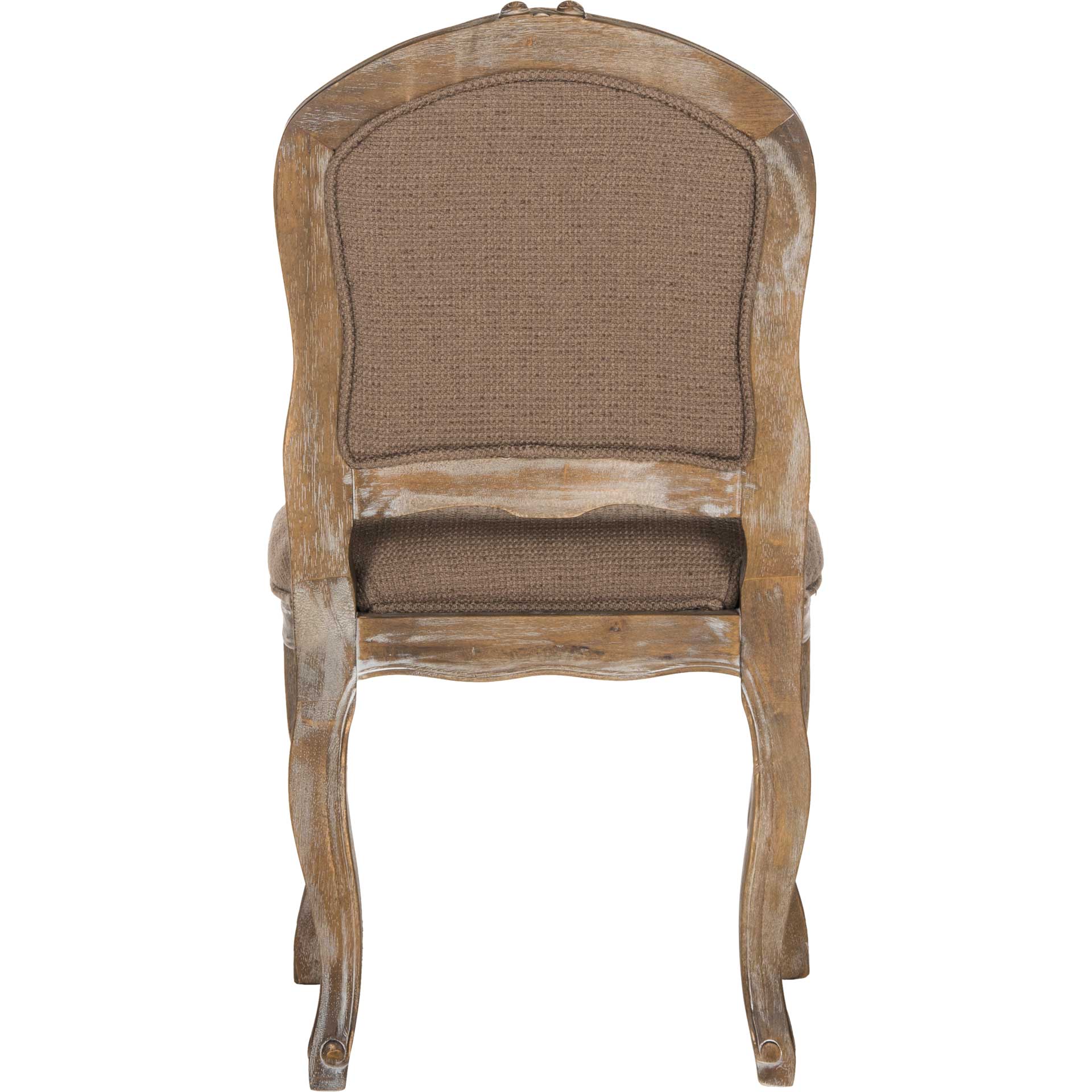 Eliezer Dining Chair Dark Brown/Rustic Oak (Set of 2) - Image 6