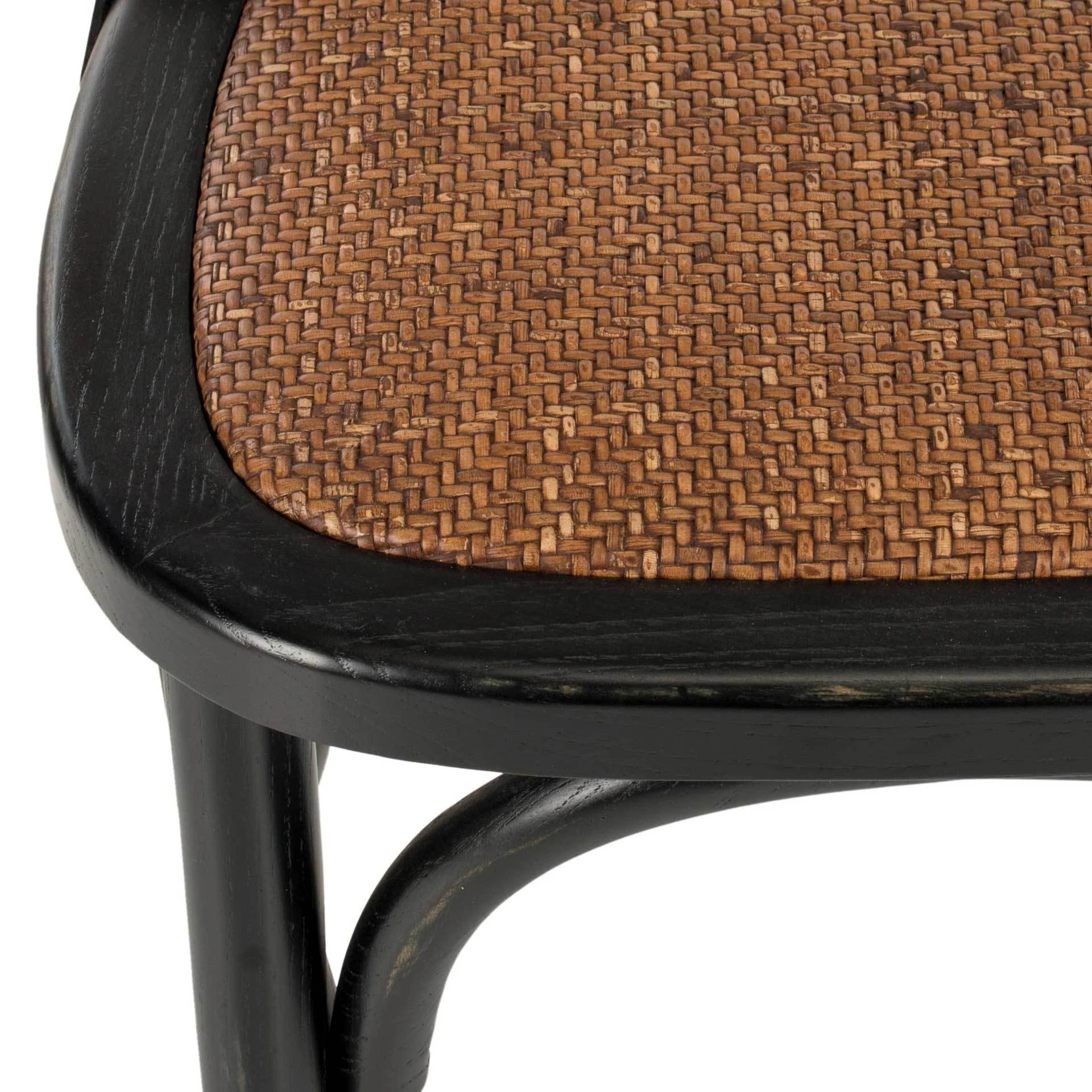 Elisabeth X Back Farmhouse Side Chair Distressed Hickory (Set of 2) - Image 5