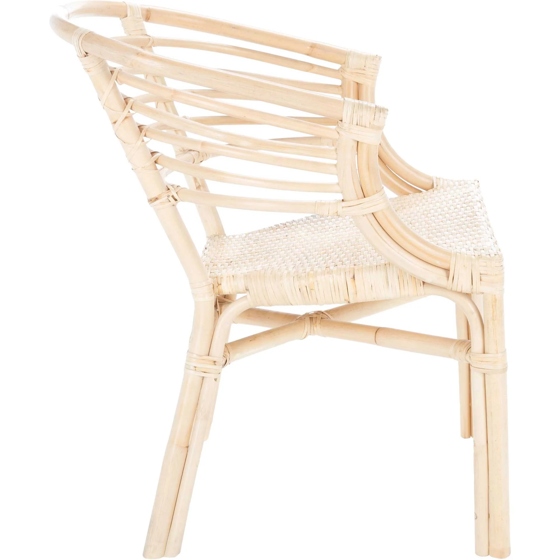 Elisio Rattan Dining Chair Natural (Set of 2) - Image 3