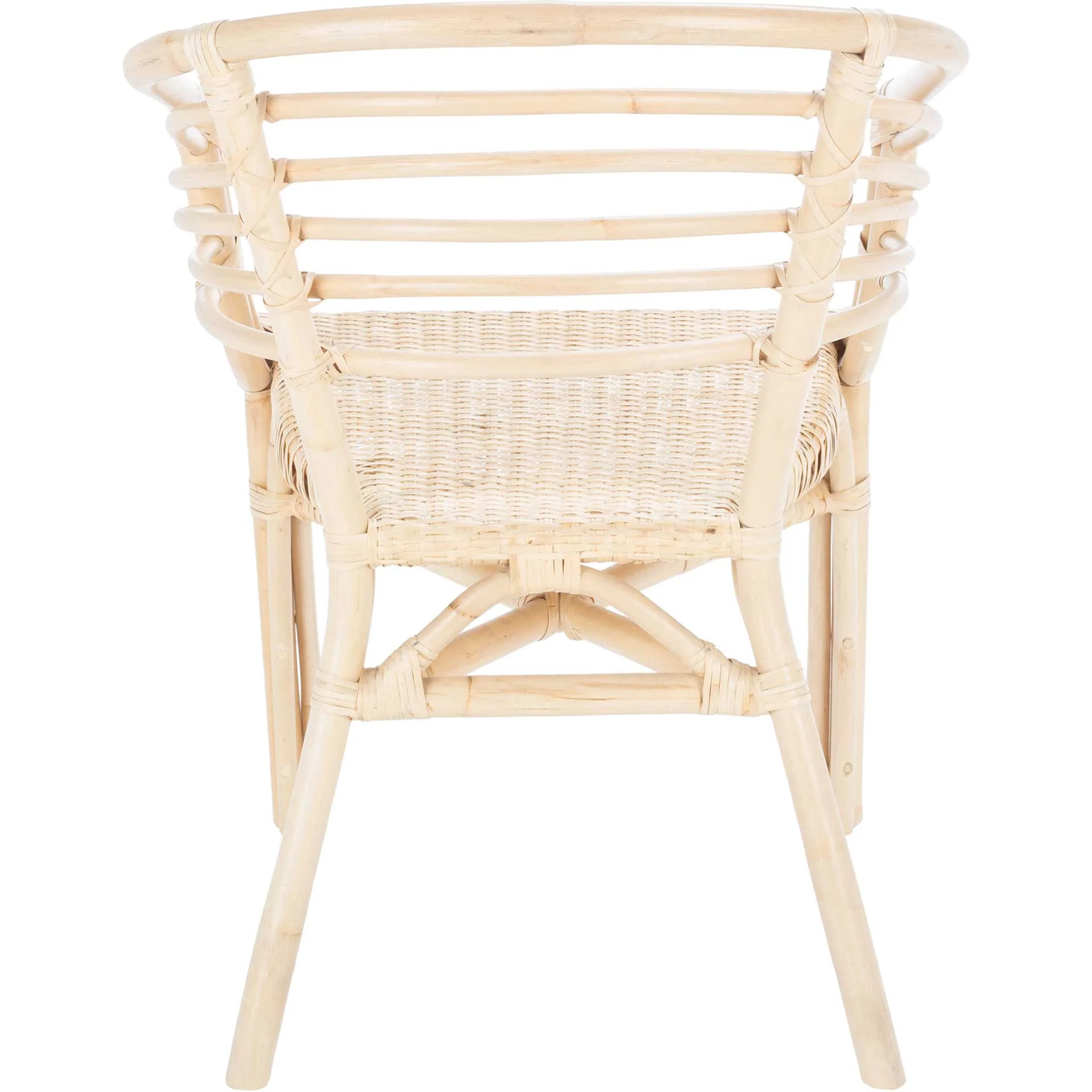 Elisio Rattan Dining Chair Natural (Set of 2) - Image 4