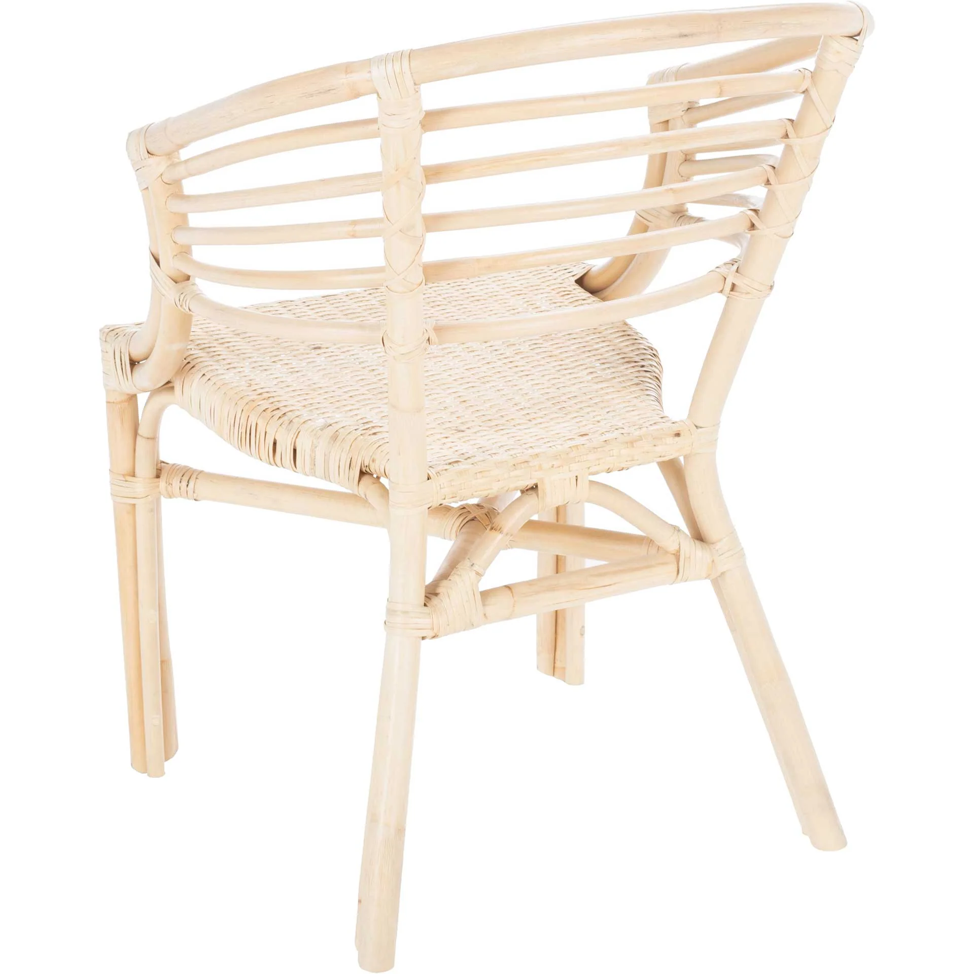 Elisio Rattan Dining Chair Natural (Set of 2) - Image 5