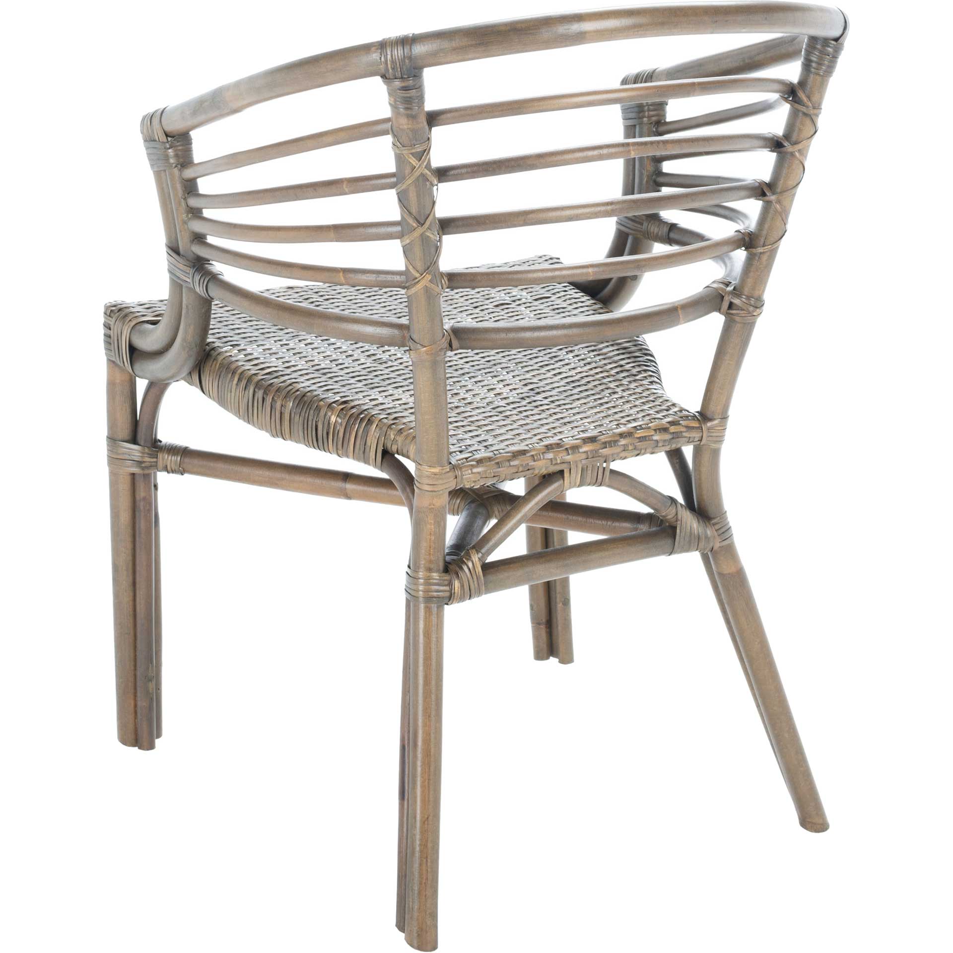 Elisio Rattan Dining Chair Walnut (Set of 2) - Image 5
