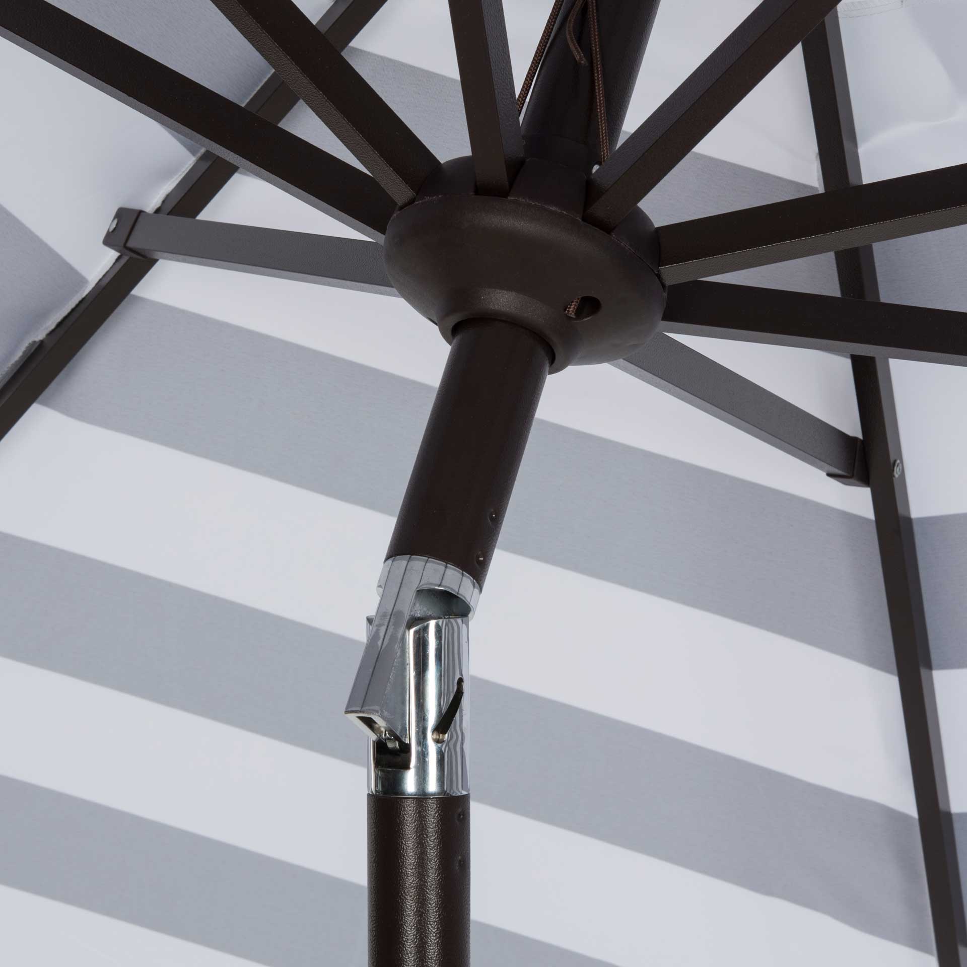 Elita Uv Resistant Auto Tilt Umbrella Black/White - Image 3