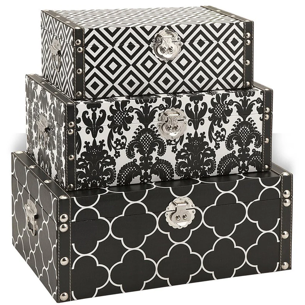 Elite Storage Boxes Black