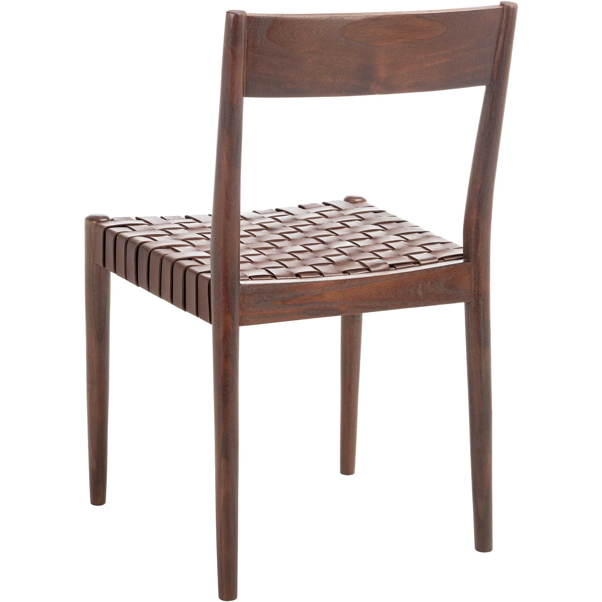 Eliza Leather Dining Chair Cognac/Brown (Set of 2) - Image 5