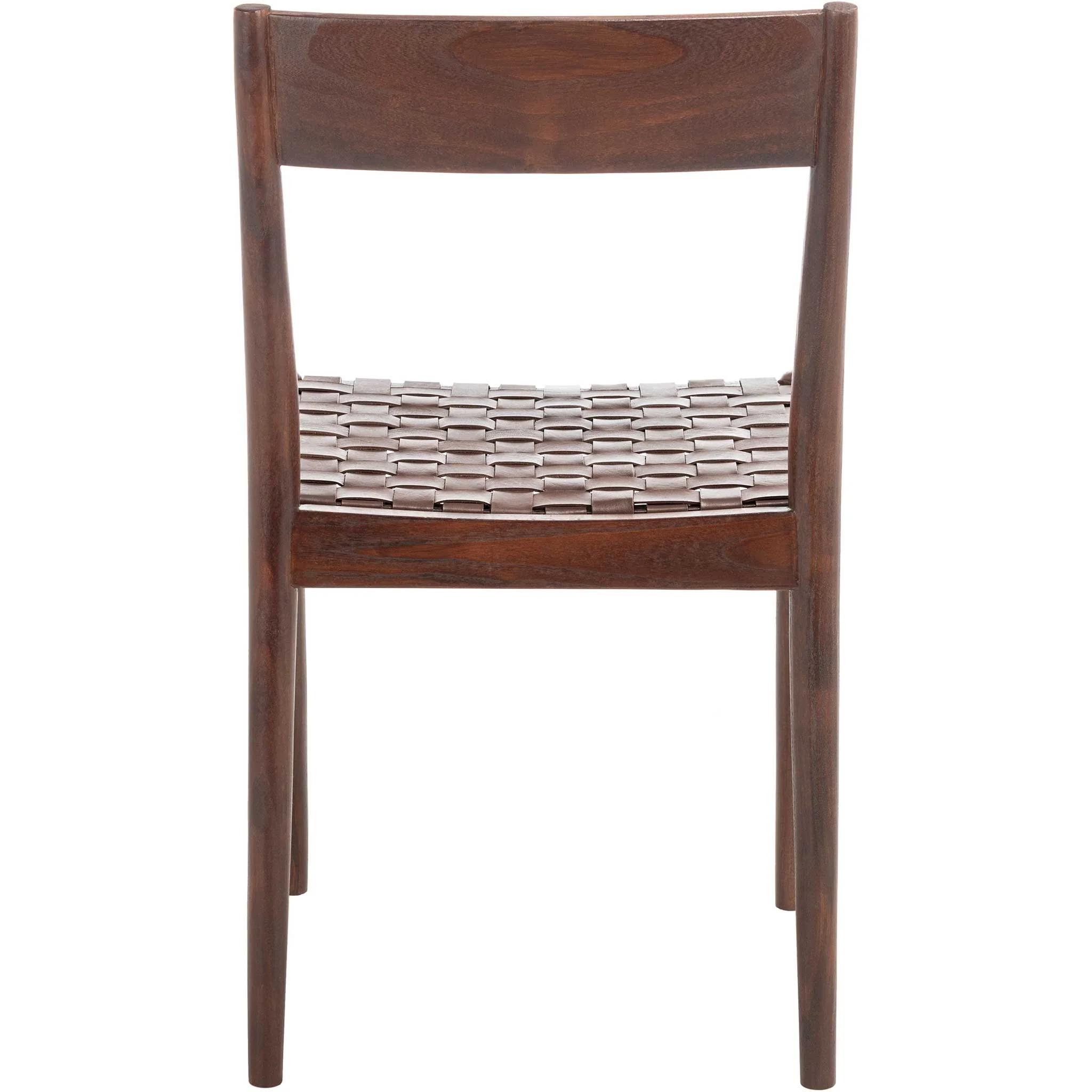 Eliza Leather Dining Chair Cognac/Brown (Set of 2) - Image 6