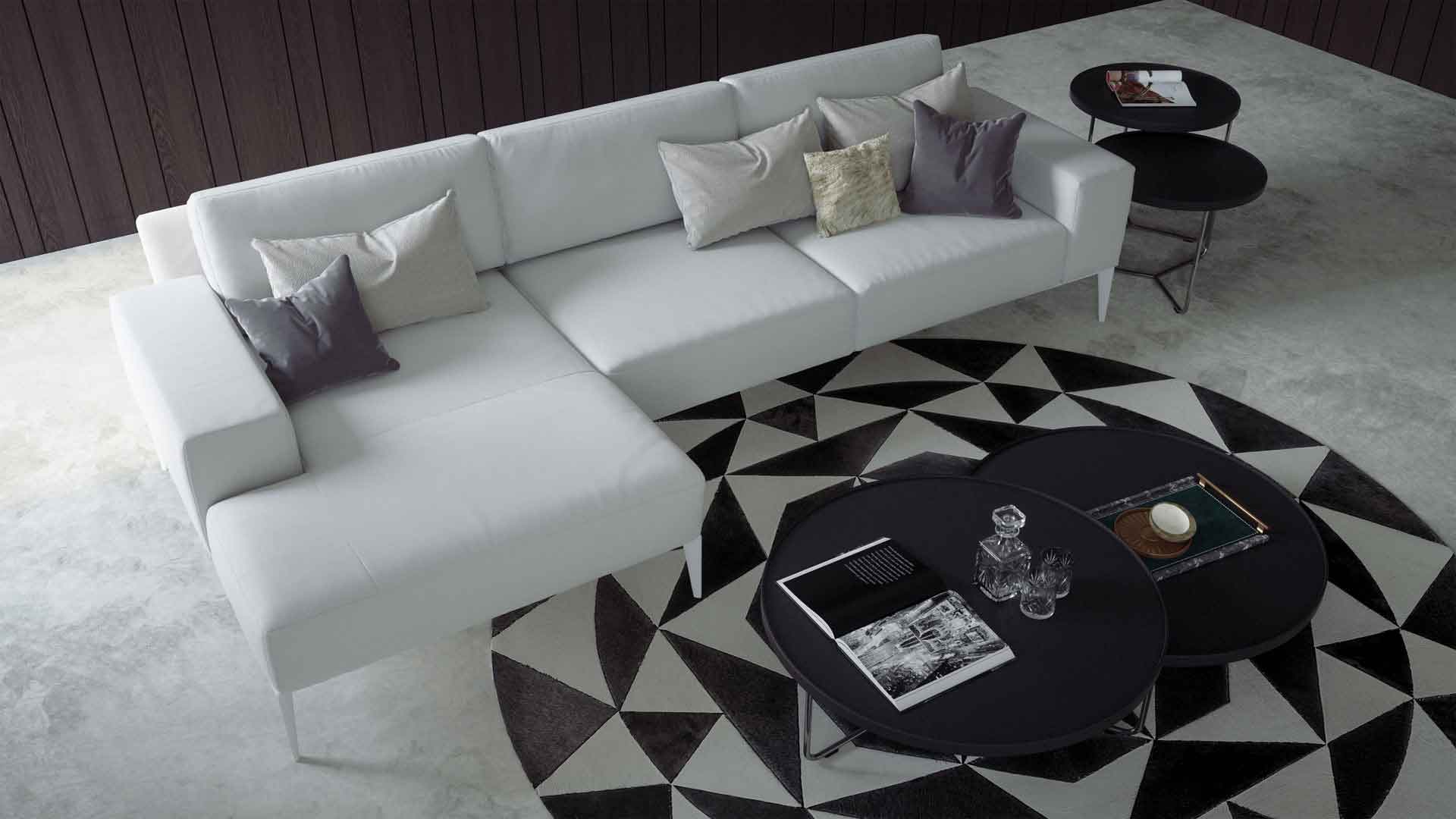Elizabeth Sectional Sofa Soft Snow - Image 5