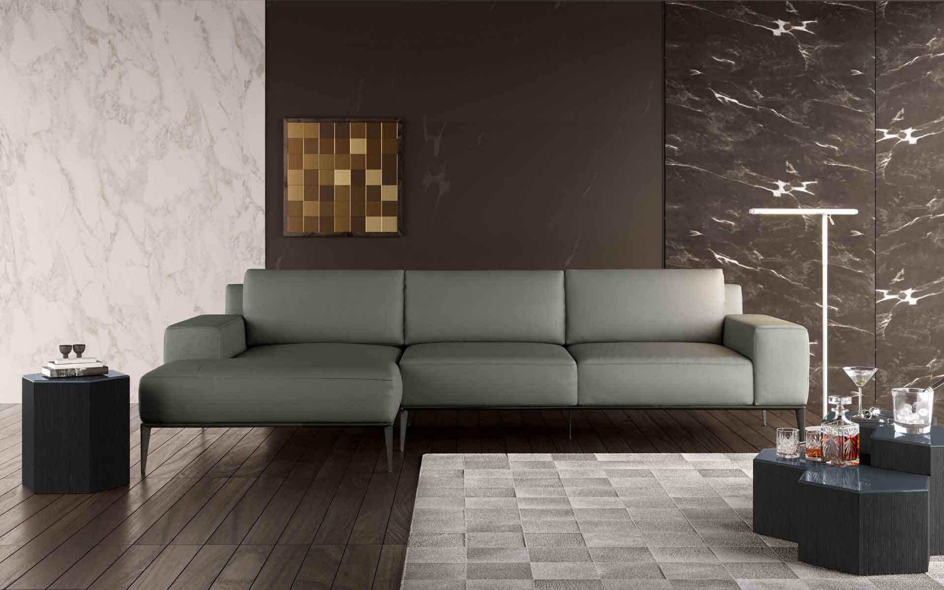 Elizabeth Sectional Sofa Warm Gray - Image 3