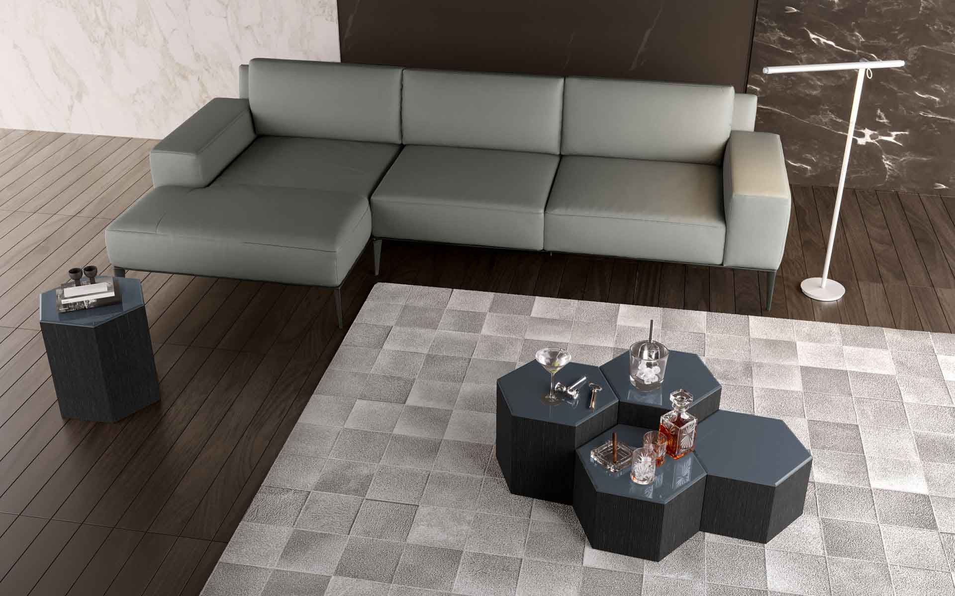 Elizabeth Sectional Sofa Warm Gray - Image 4
