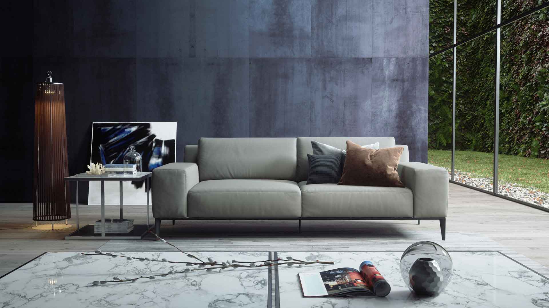 Elizabeth Sofa Gray - Image 3