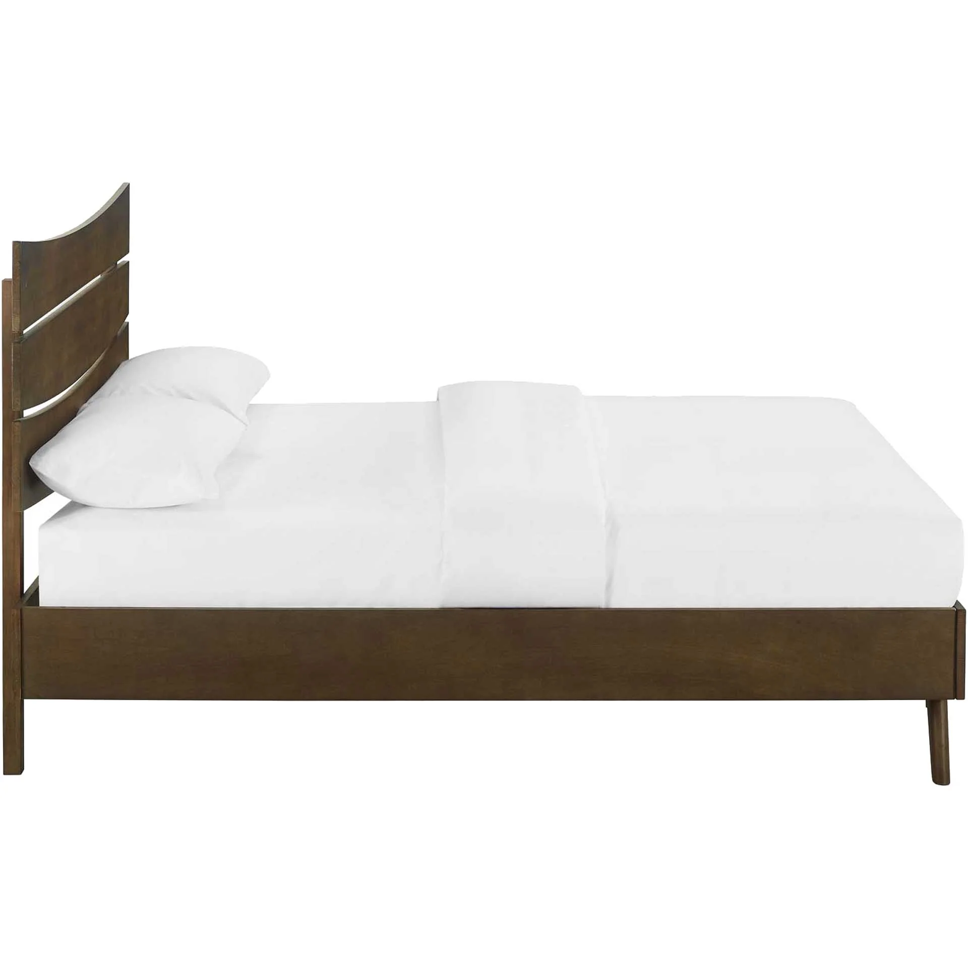 Elliot Wood Bed Walnut - Image 3