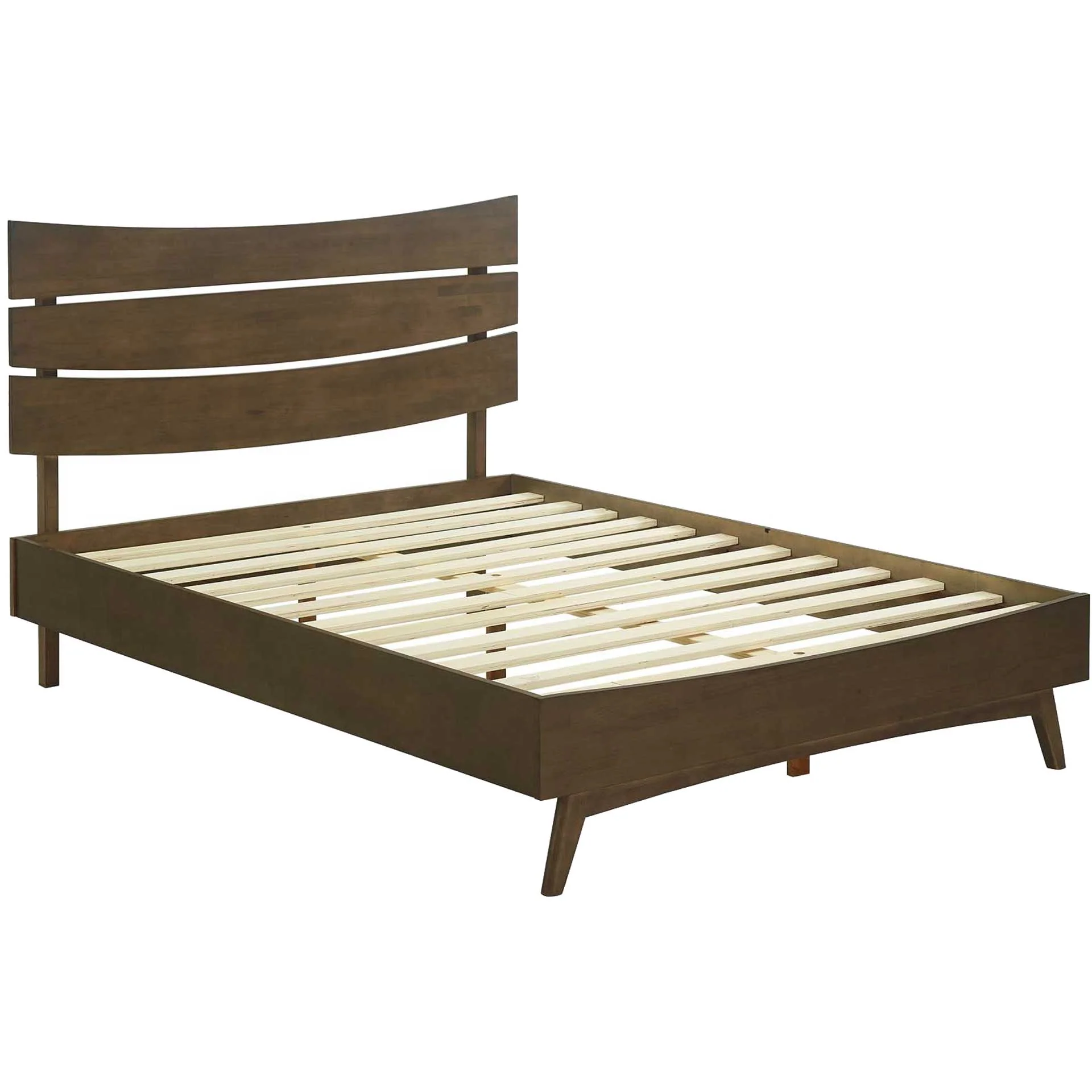 Elliot Wood Bed Walnut - Image 4