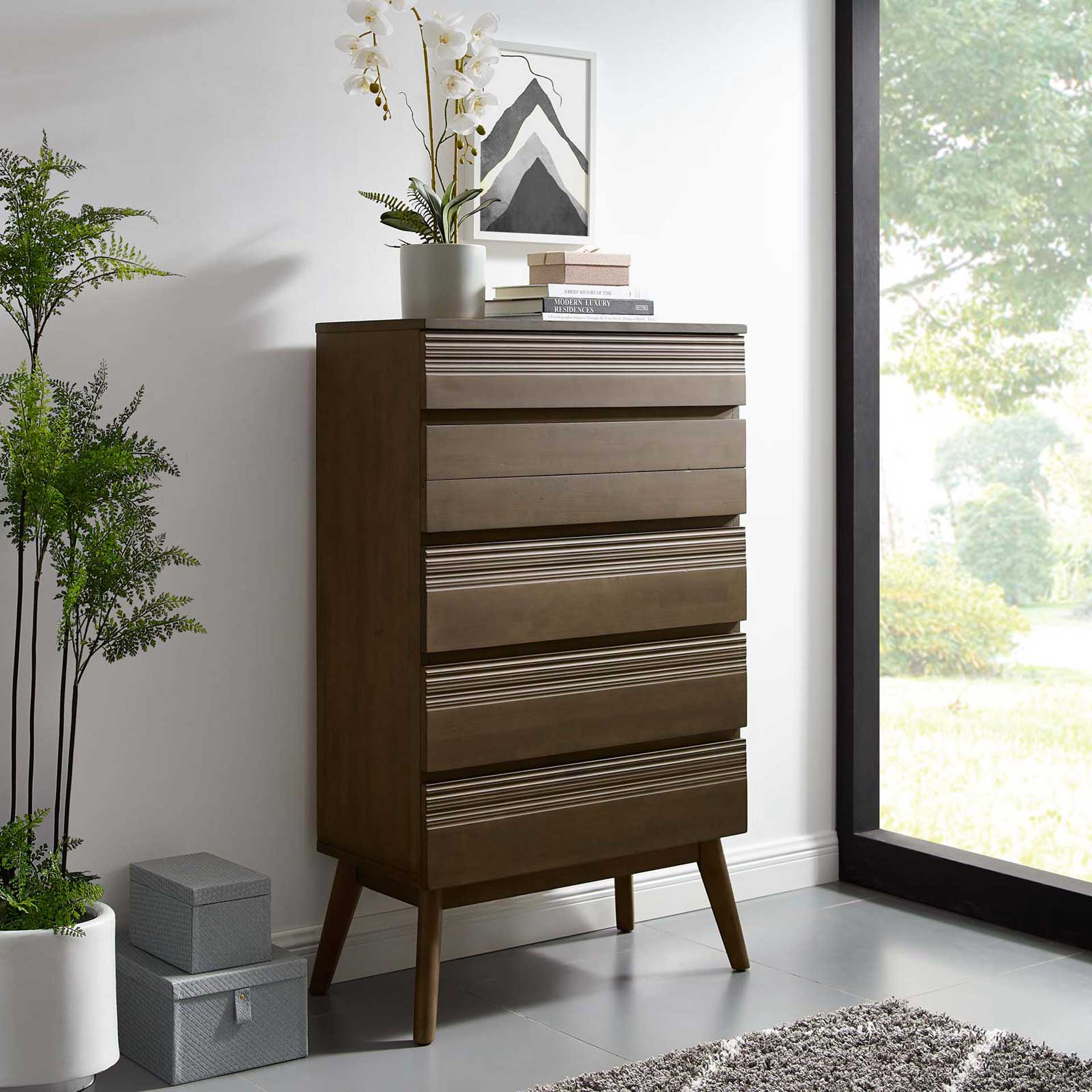 Elliot Wood Chest Walnut - Image 5