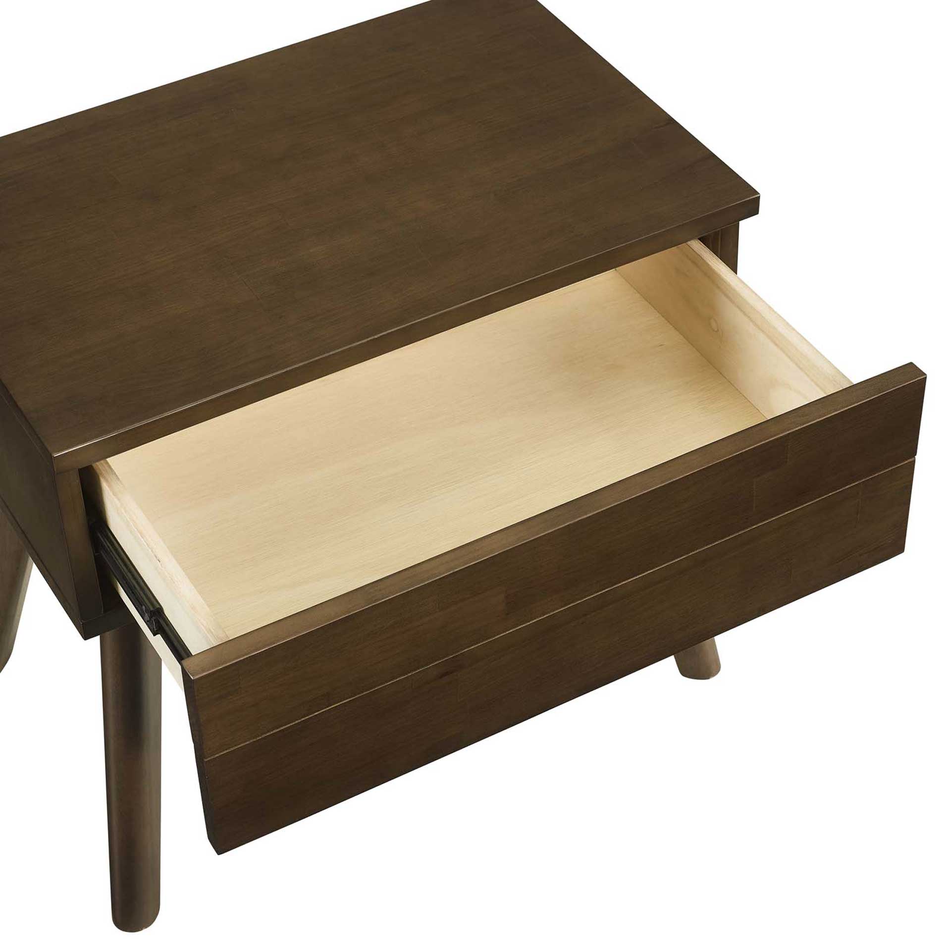 Elliot Wood Nightstand Walnut - Image 4