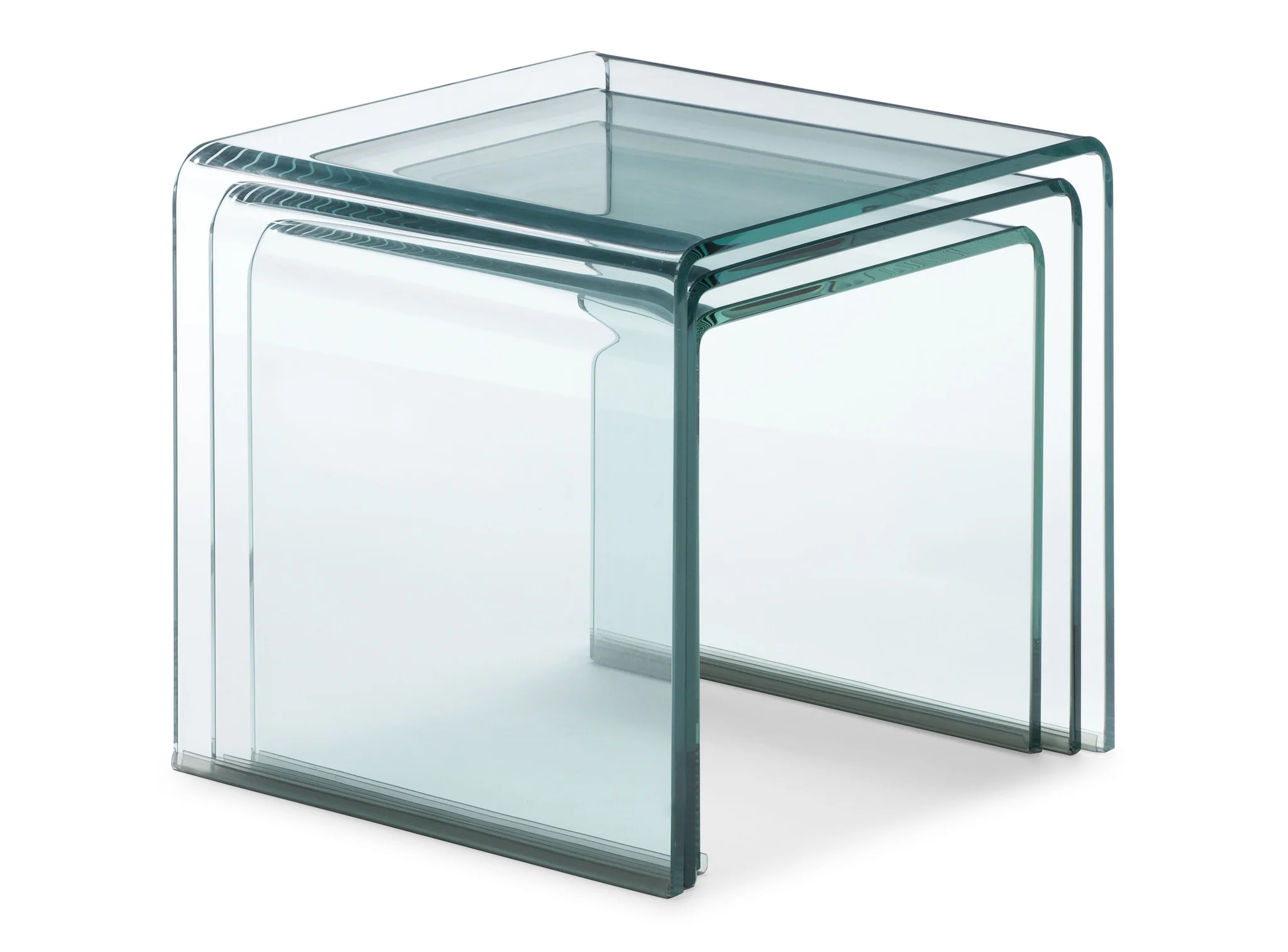 Ellsbury Nesting Table Clear Glass - Image 2