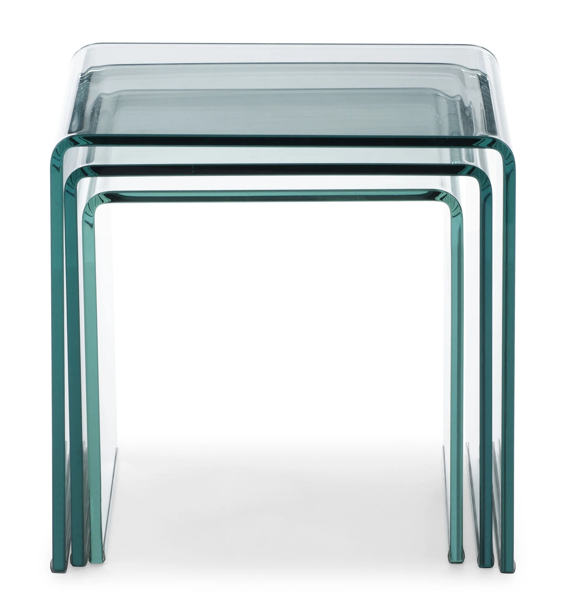 Ellsbury Nesting Table Clear Glass - Image 4