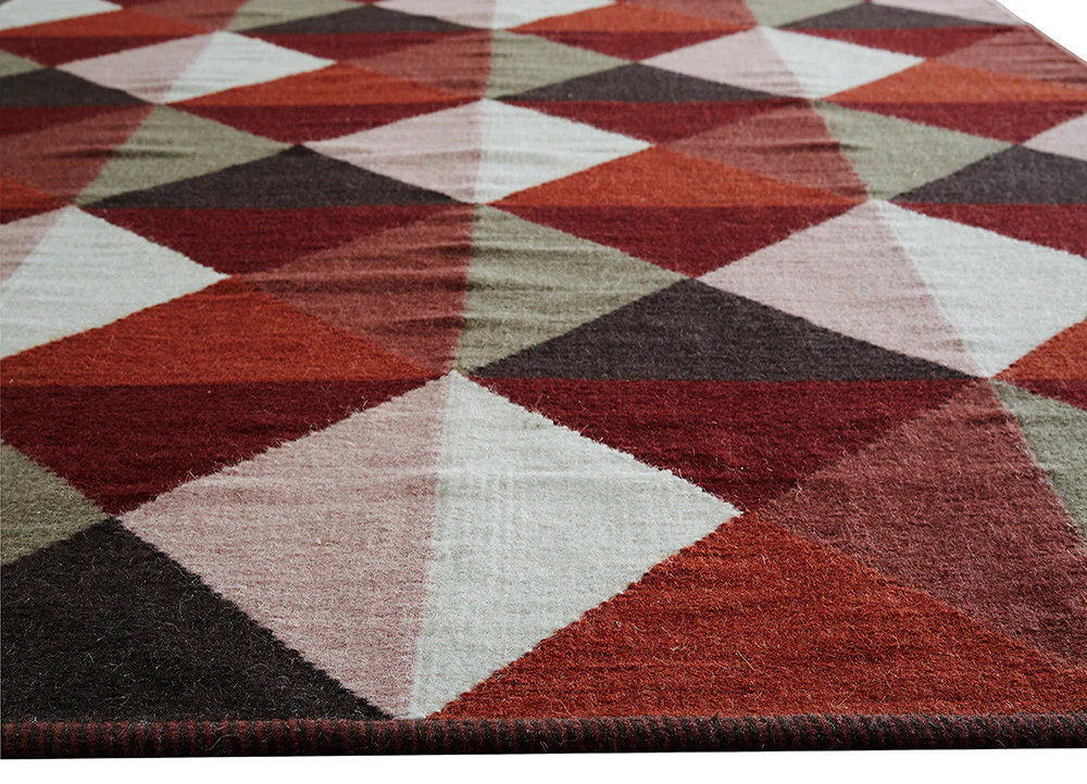 Elmhurst Ritner Red/Gray Area Rug - Image 4
