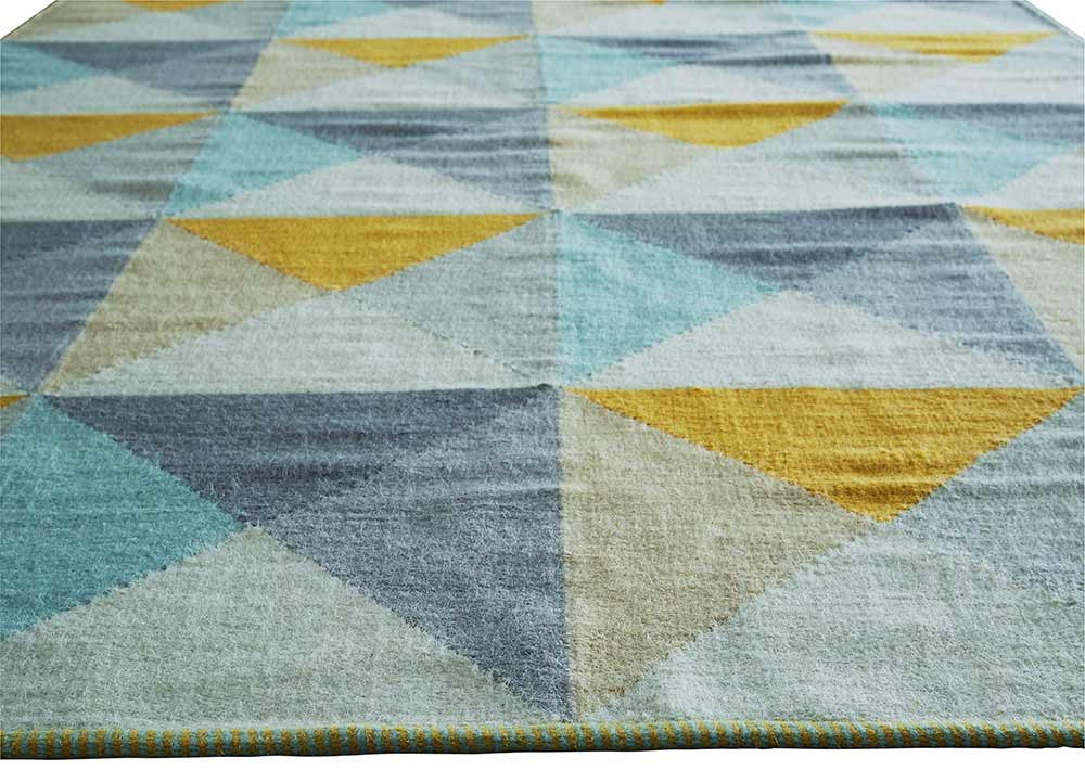 Elmhurst Ritner Yellow/Blue Area Rug - Image 4