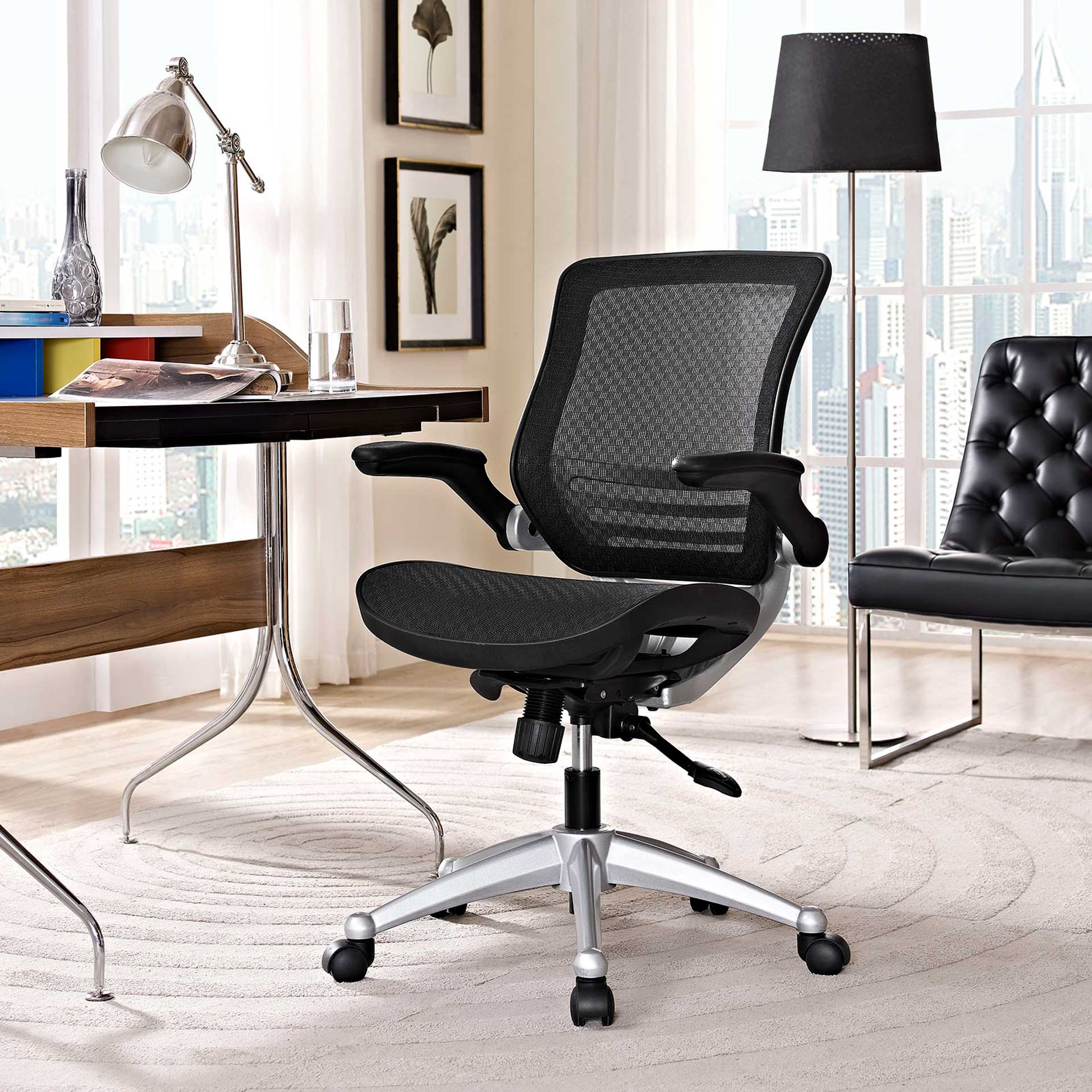 Eloise All Mesh Office Chair Black - Image 4