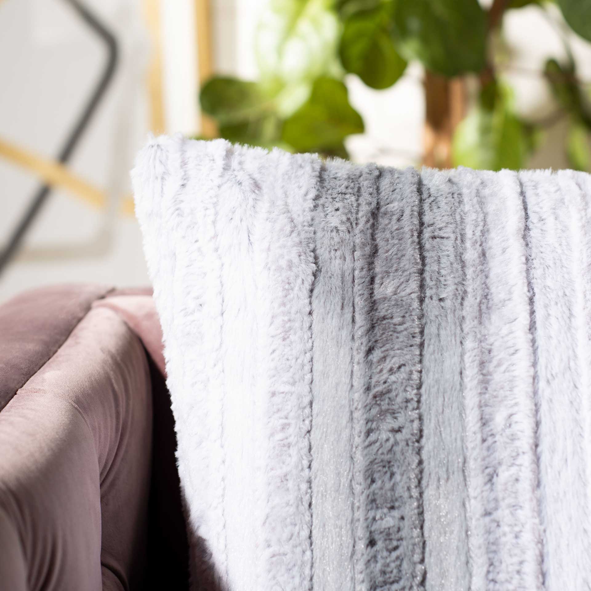 Eloise Pillow Gray/White - Image 2