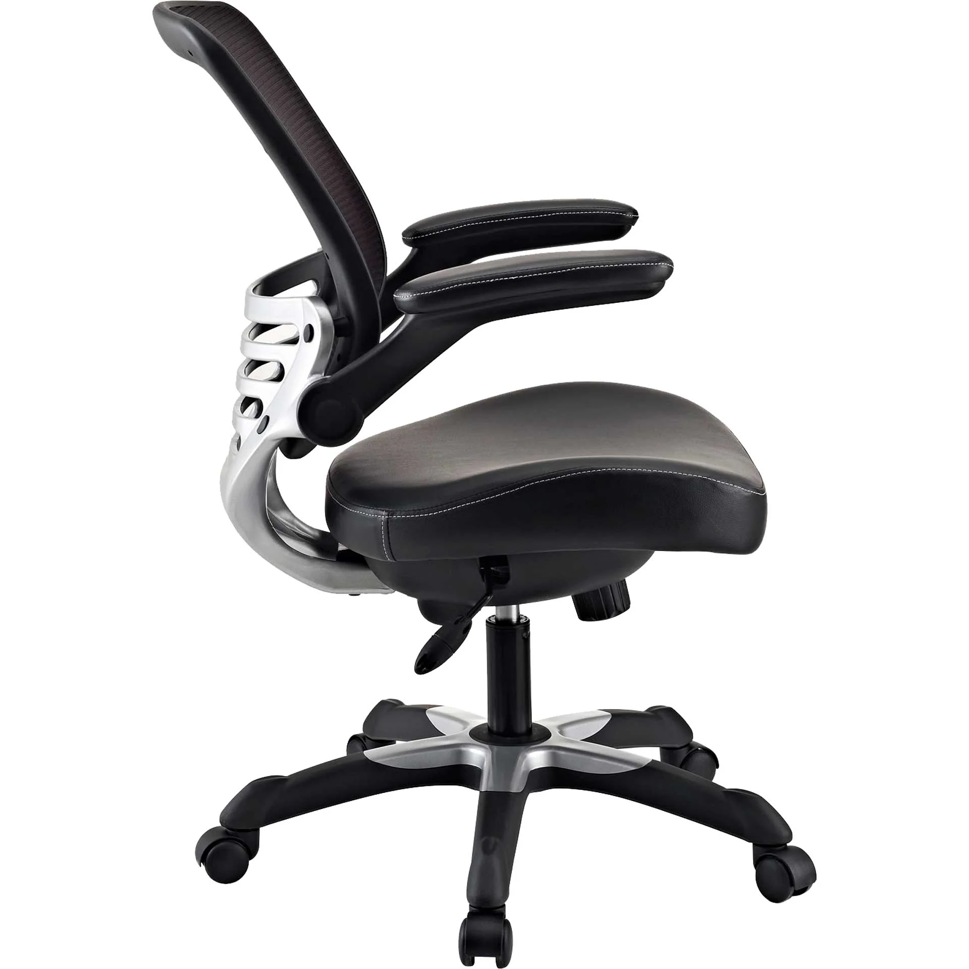 Eloise Vinyl Office Chair Black - Image 2